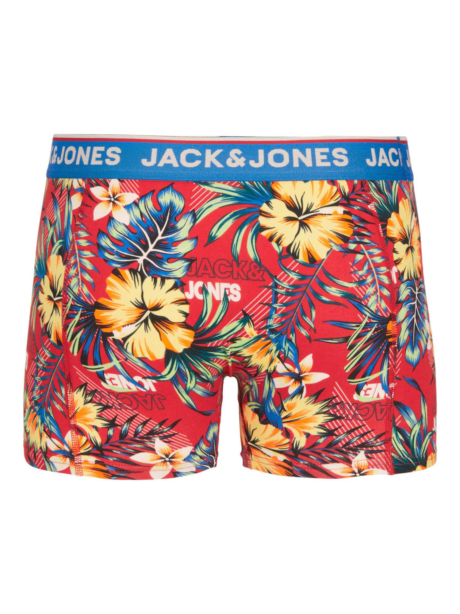 JACK & JONES Boksarice 'Azores' modra / rumena / črna / bela - Pepit.si