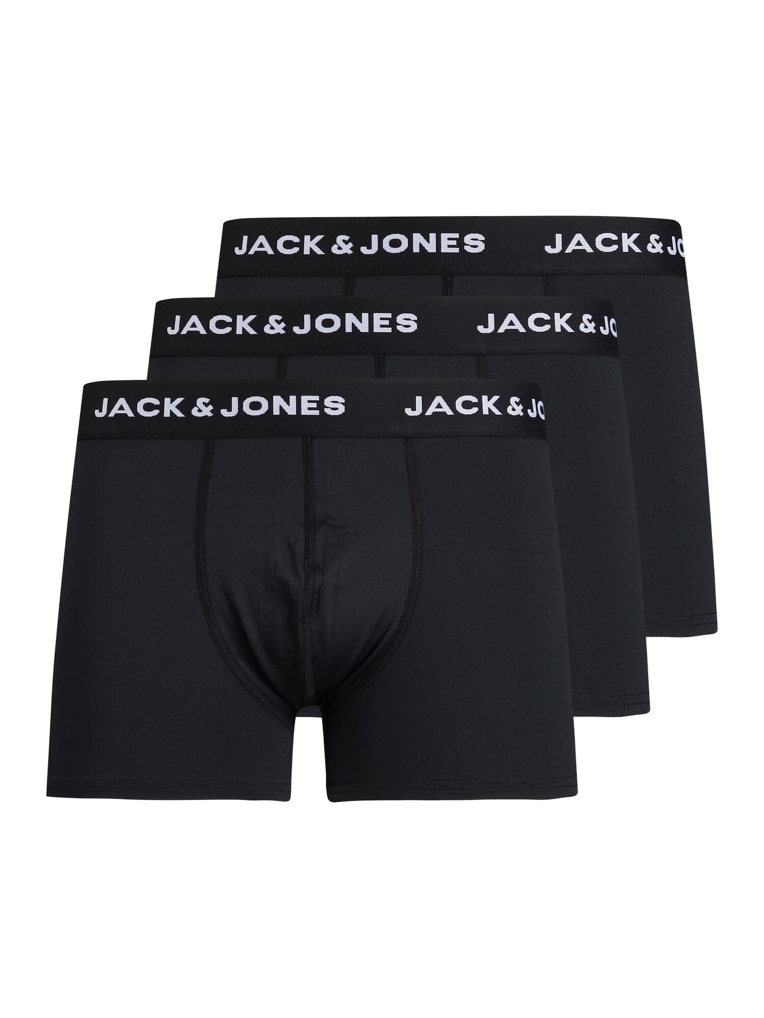 JACK & JONES Boksarice črna / bela - Pepit.si