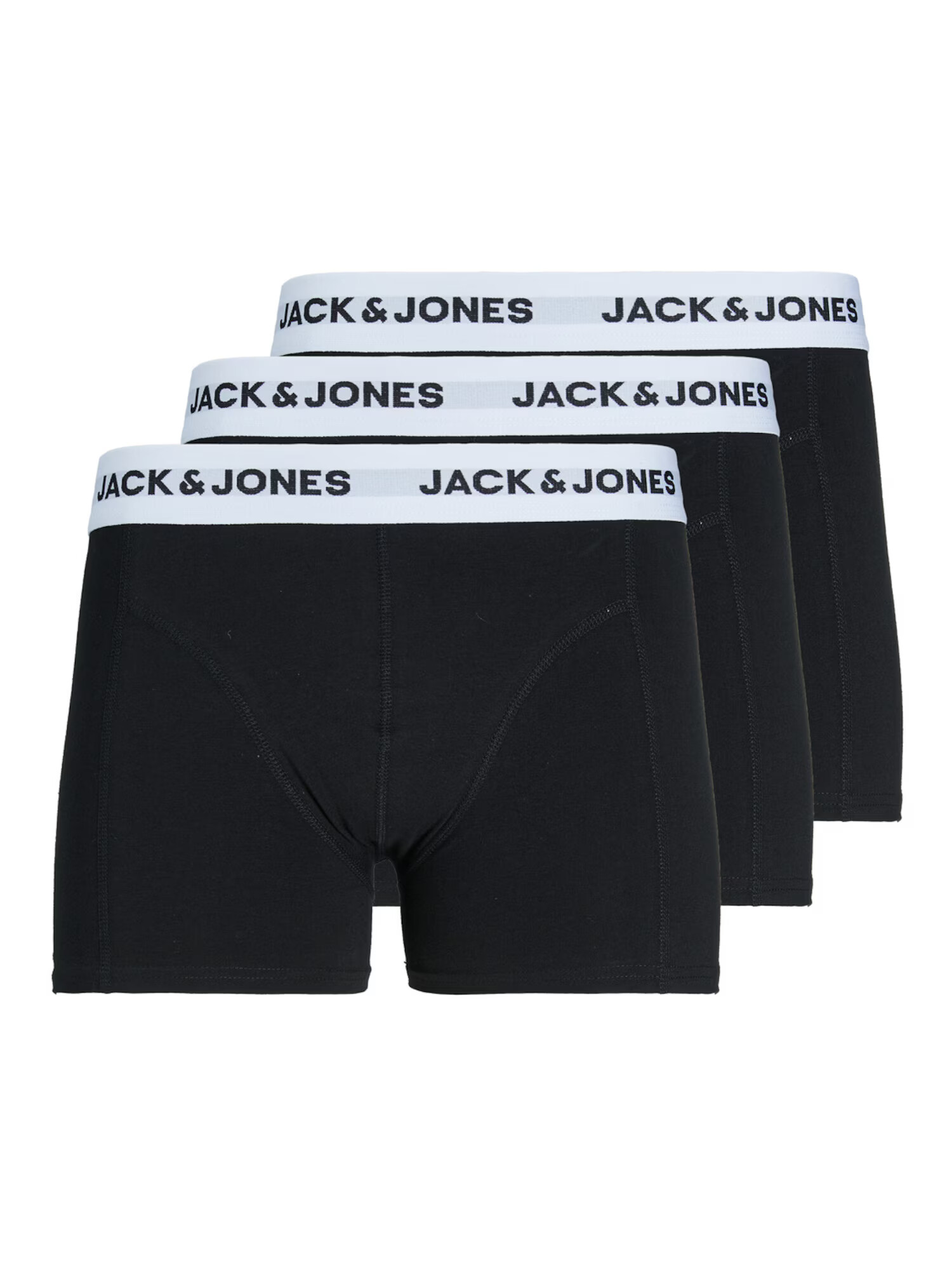 JACK & JONES Boksarice črna / bela - Pepit.si