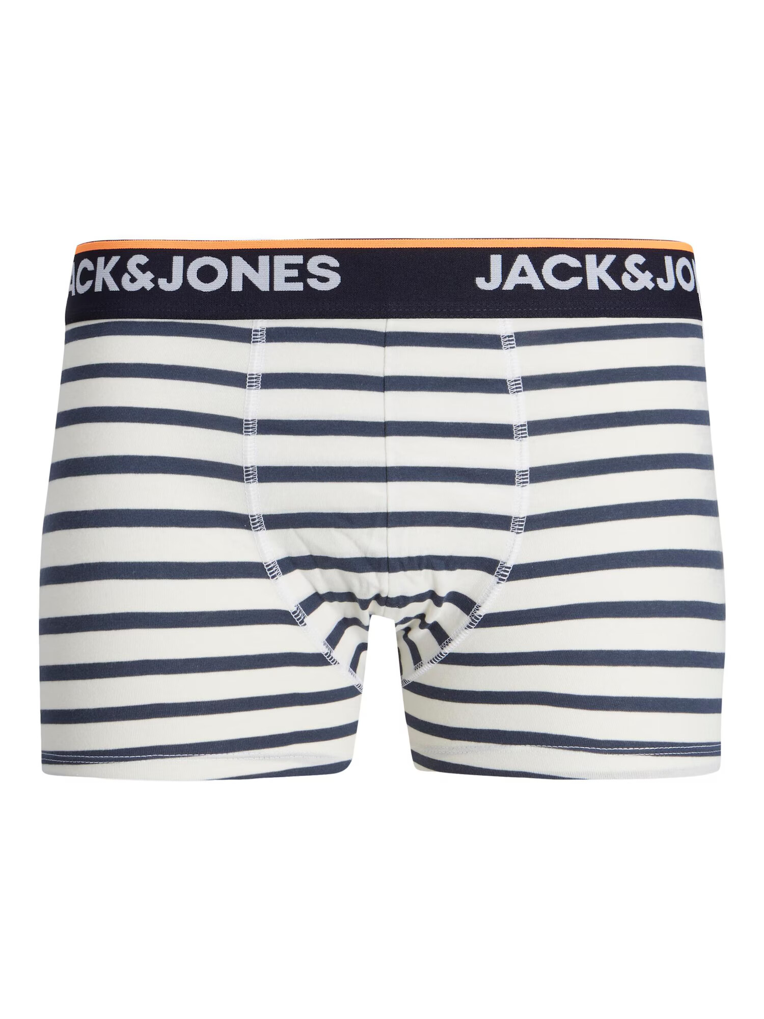 JACK & JONES Boksarice 'Dave' mornarska / oranžna / korala / off-bela - Pepit.si