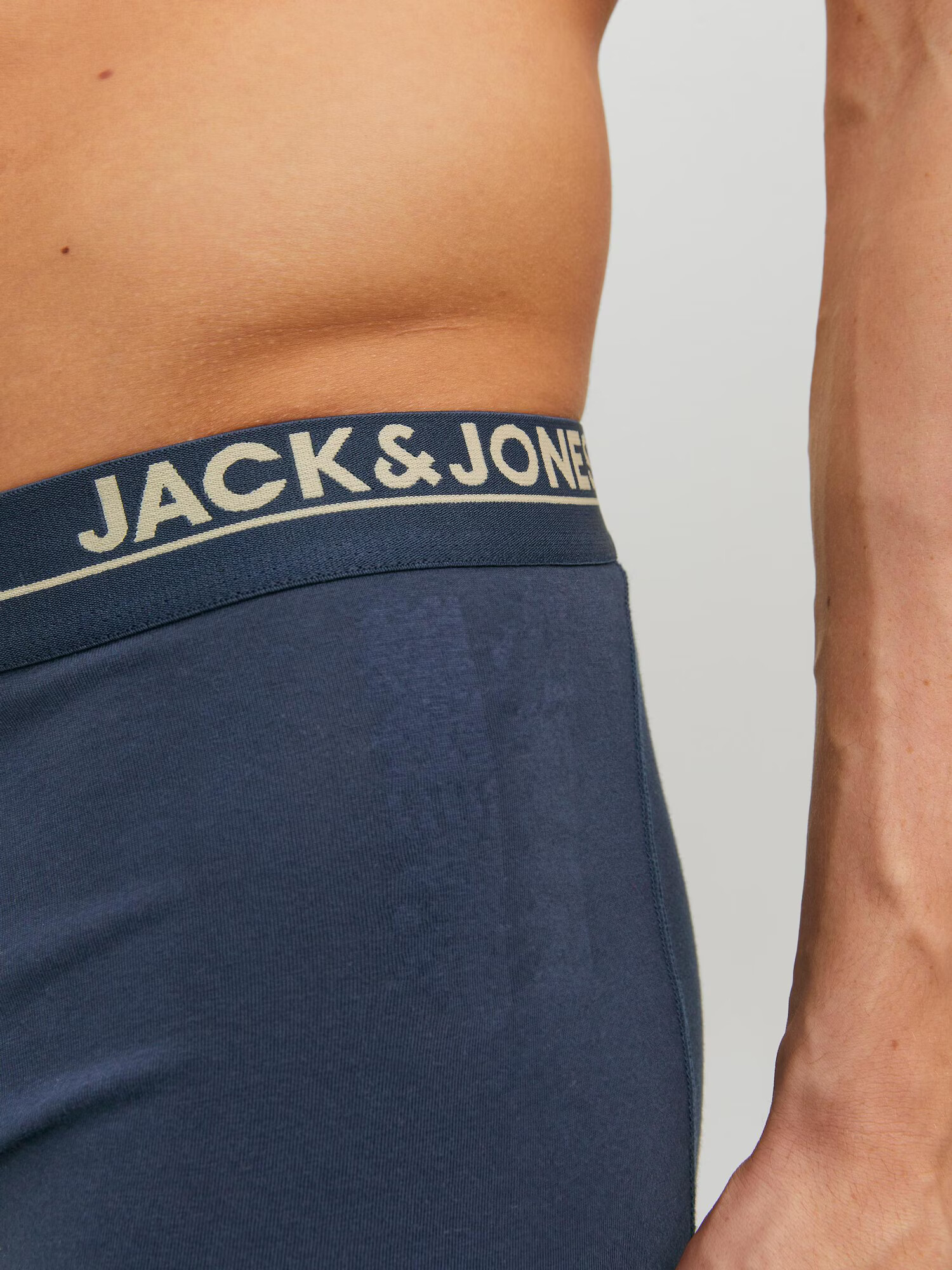 JACK & JONES Boksarice 'Davis' mornarska / nebeško modra / grenada / bela - Pepit.si