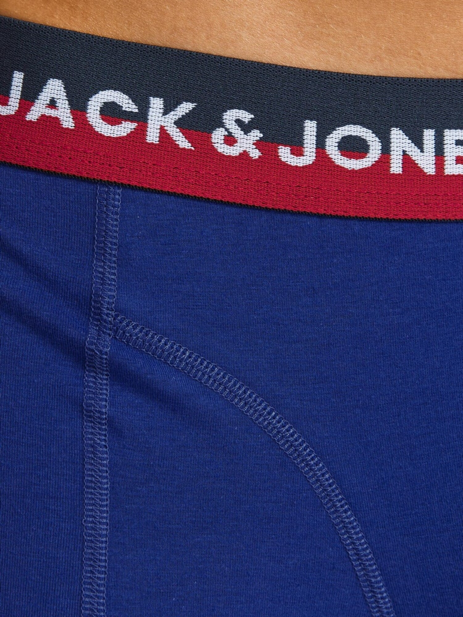 JACK & JONES Boksarice 'Fenix' modra / rdeča / črna / bela - Pepit.si