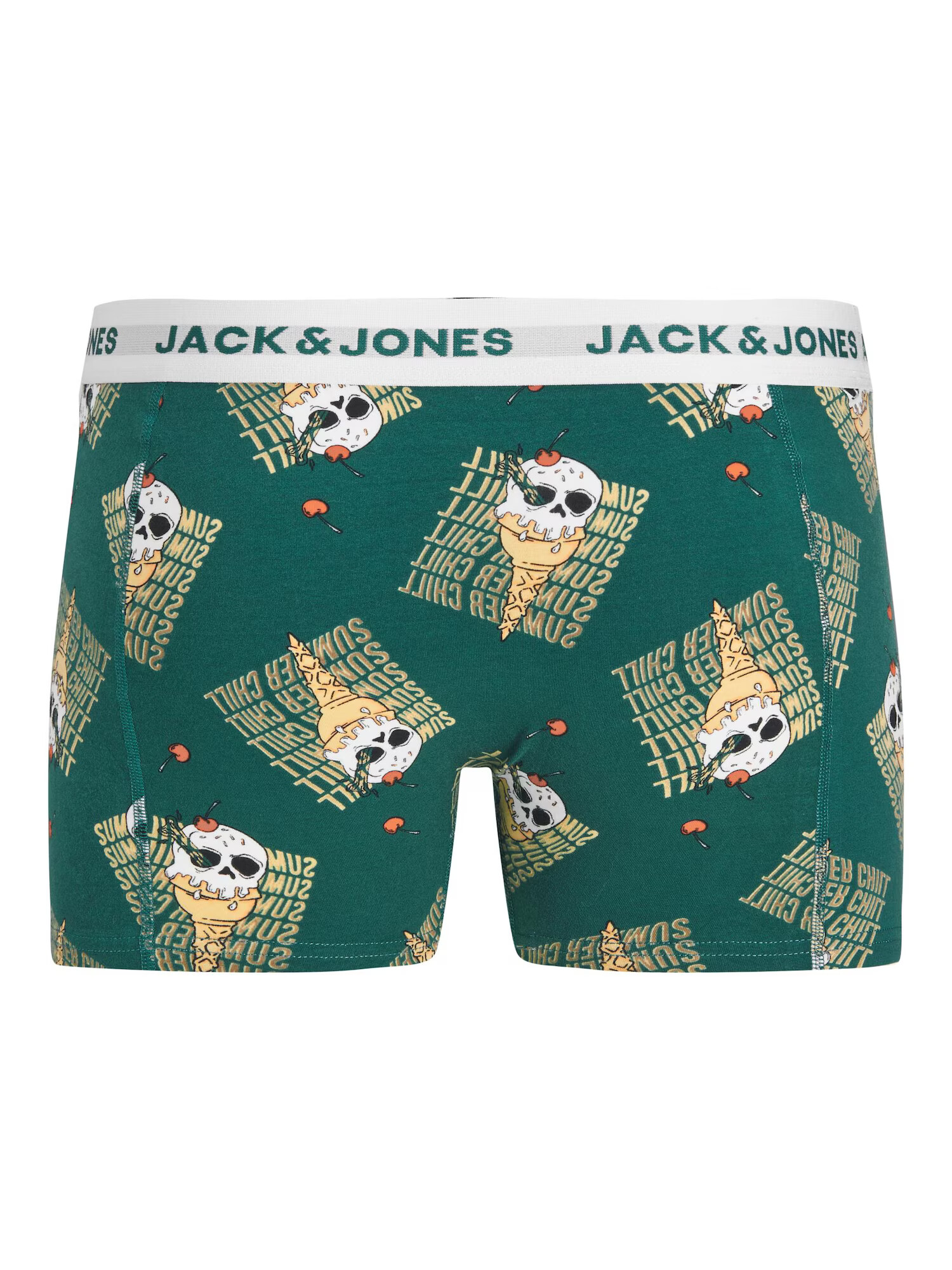 JACK & JONES Boksarice 'ICE' mornarska / zelena / kaki / bela - Pepit.si