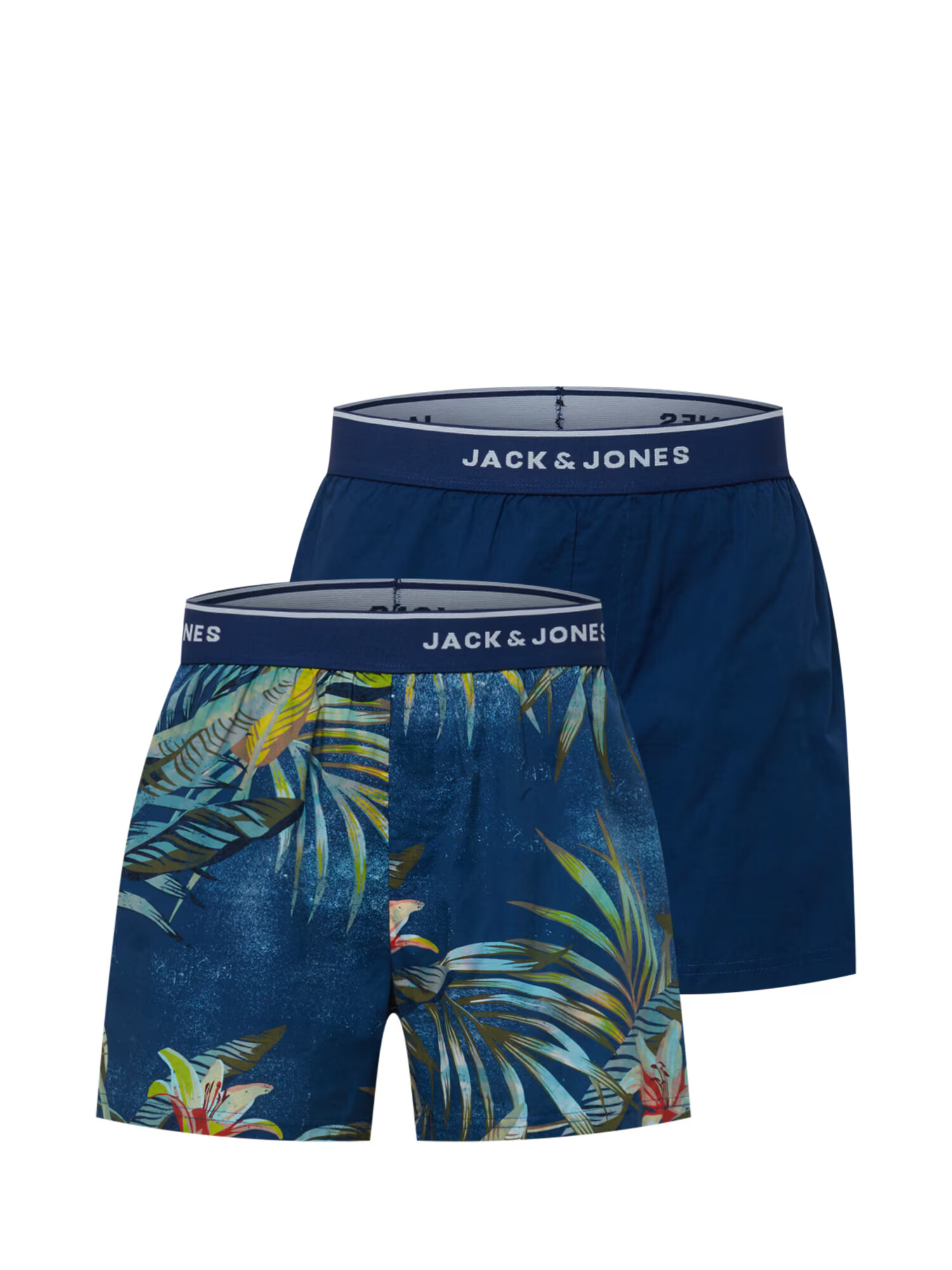 JACK & JONES Boksarice 'Jac Greenwood' mornarska / svetlo zelena / oliva / rumena / svetlo siva - Pepit.si