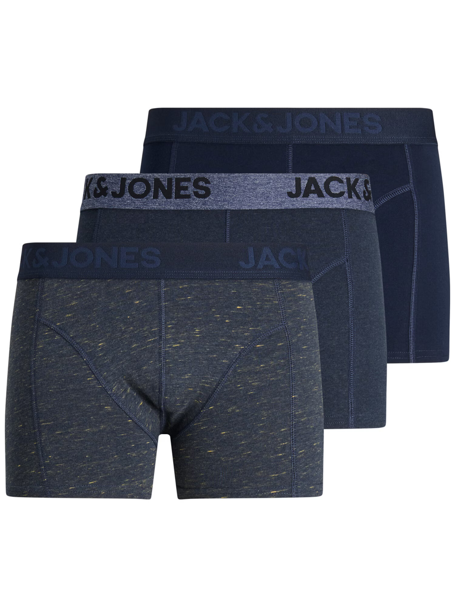 JACK & JONES Boksarice 'James' mornarska / nočno modra / progasto modra / pegasto siva / marine - Pepit.si