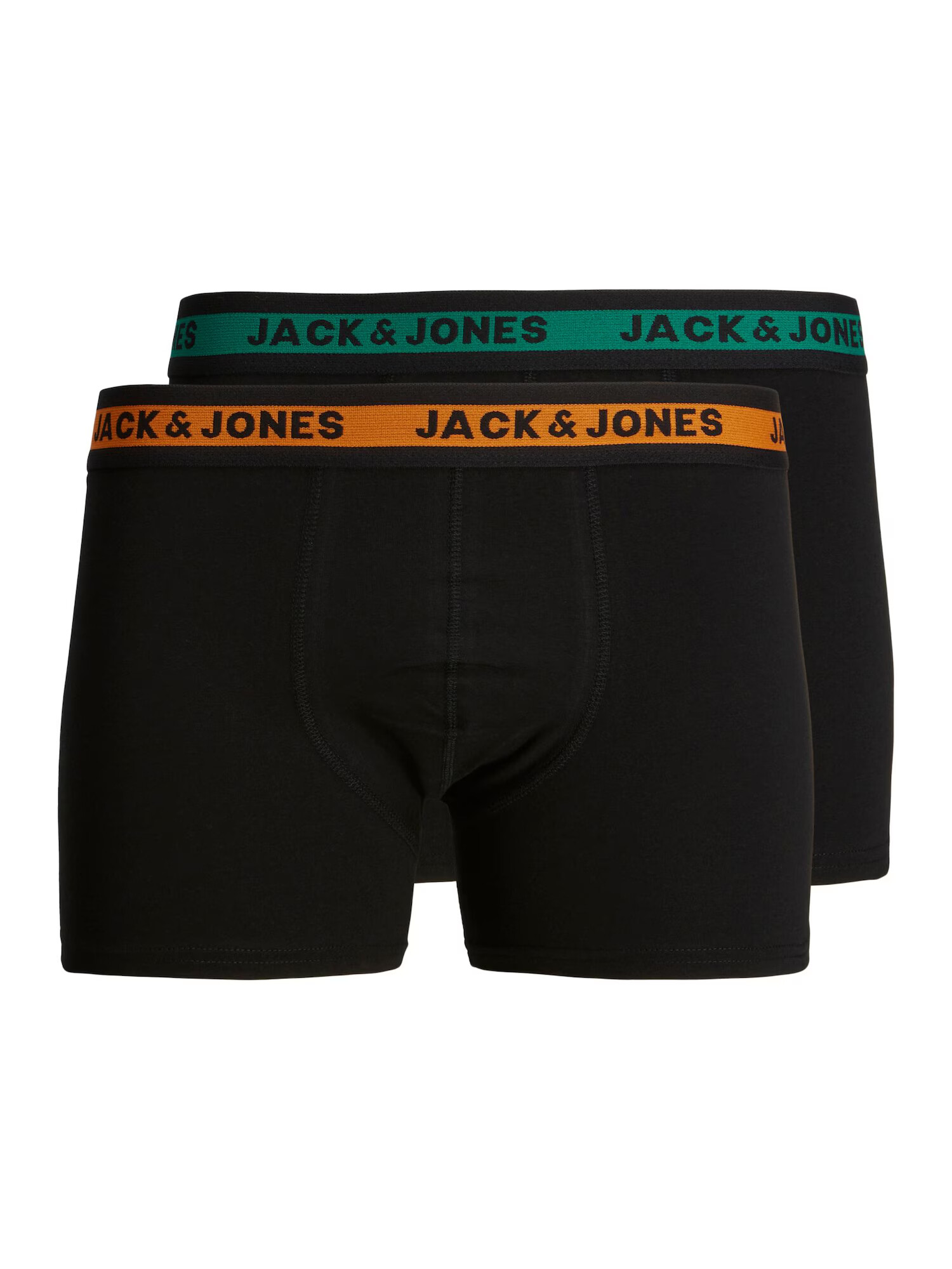 JACK & JONES Boksarice 'JOSH' zelena / oranžna / črna - Pepit.si