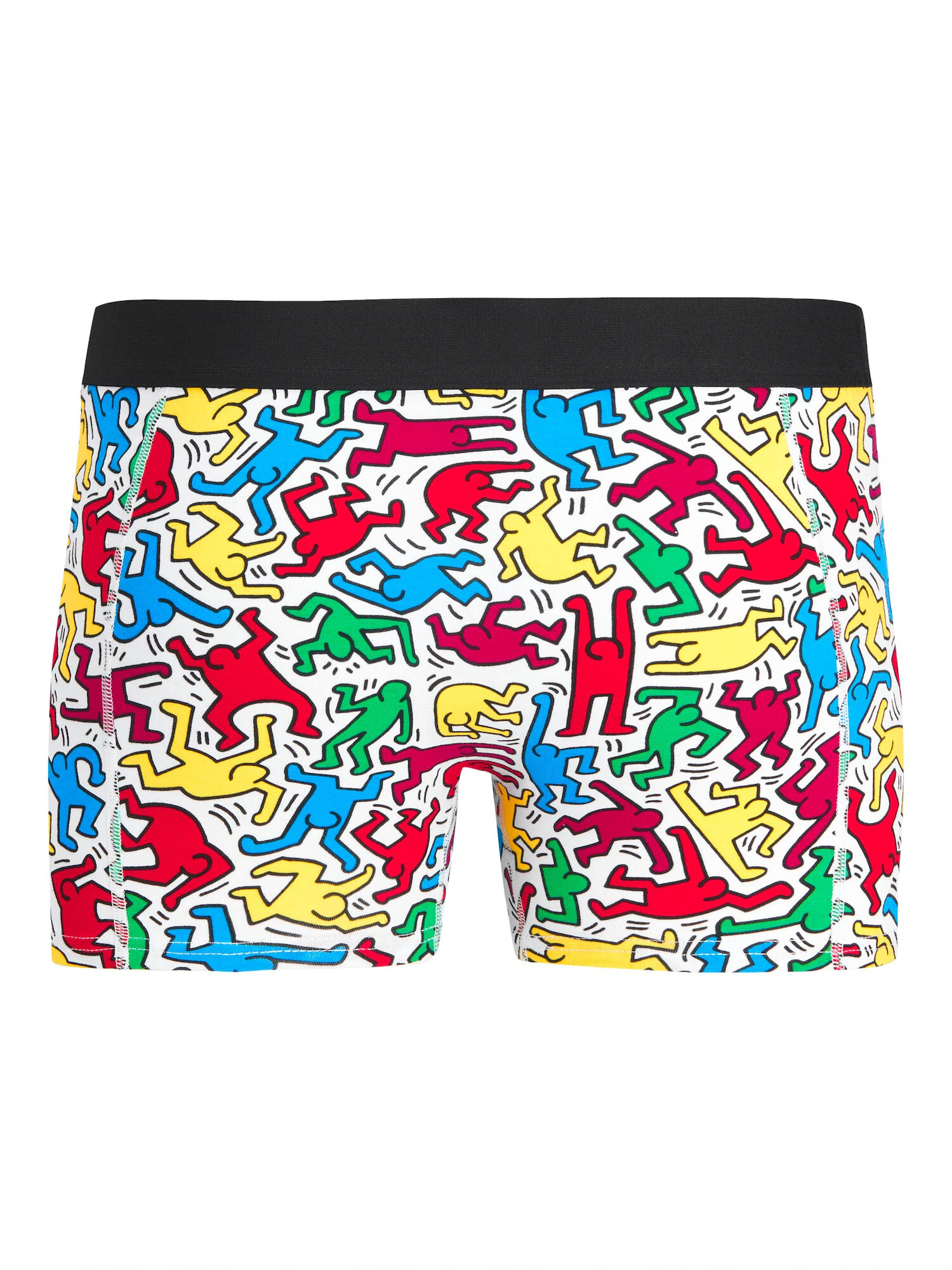 JACK & JONES Boksarice 'KEITH HARING' malina / svetlo roza / črna / bela - Pepit.si