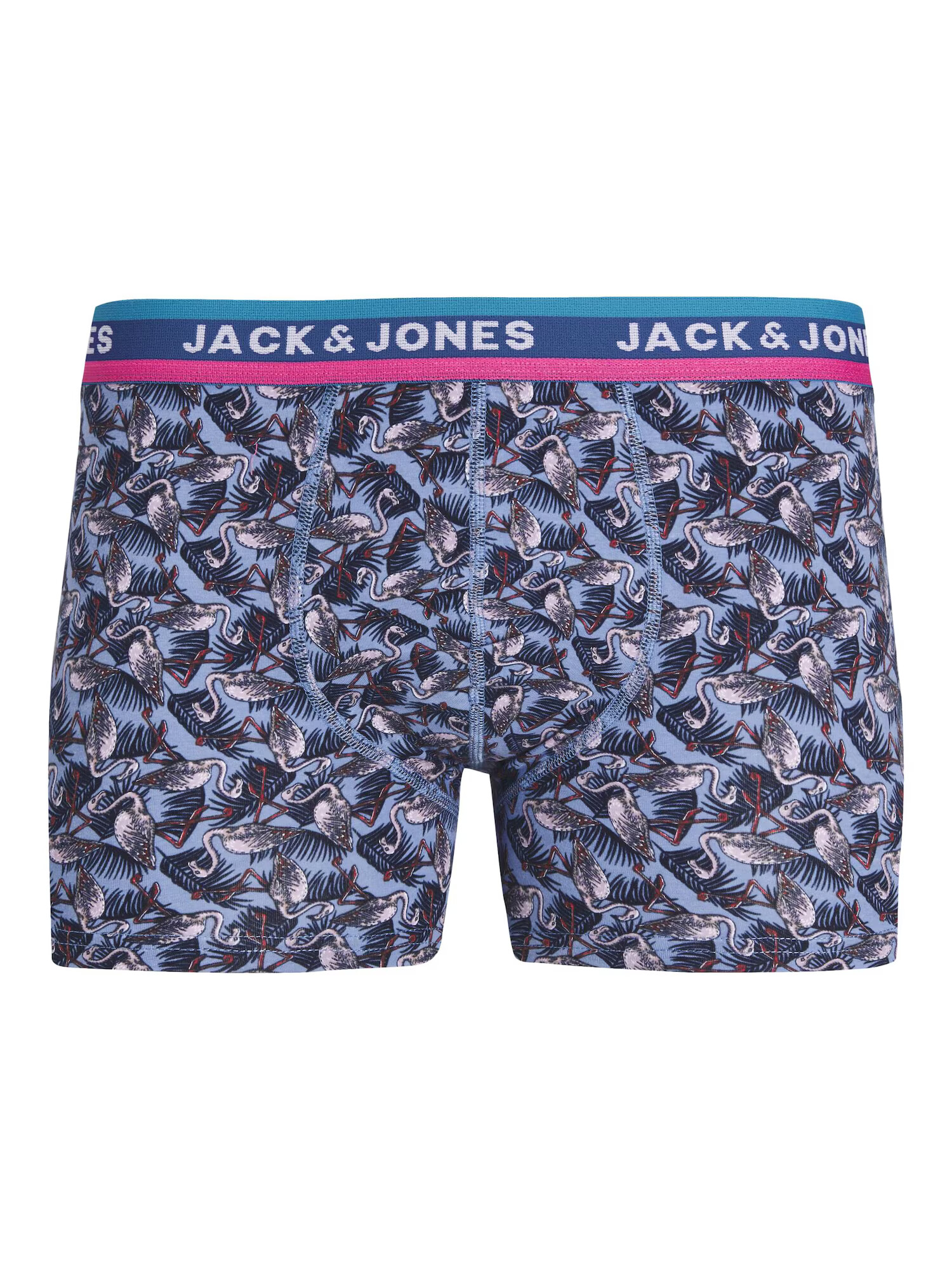 JACK & JONES Boksarice 'KELAND' modra / mornarska / pegasto siva / roza - Pepit.si