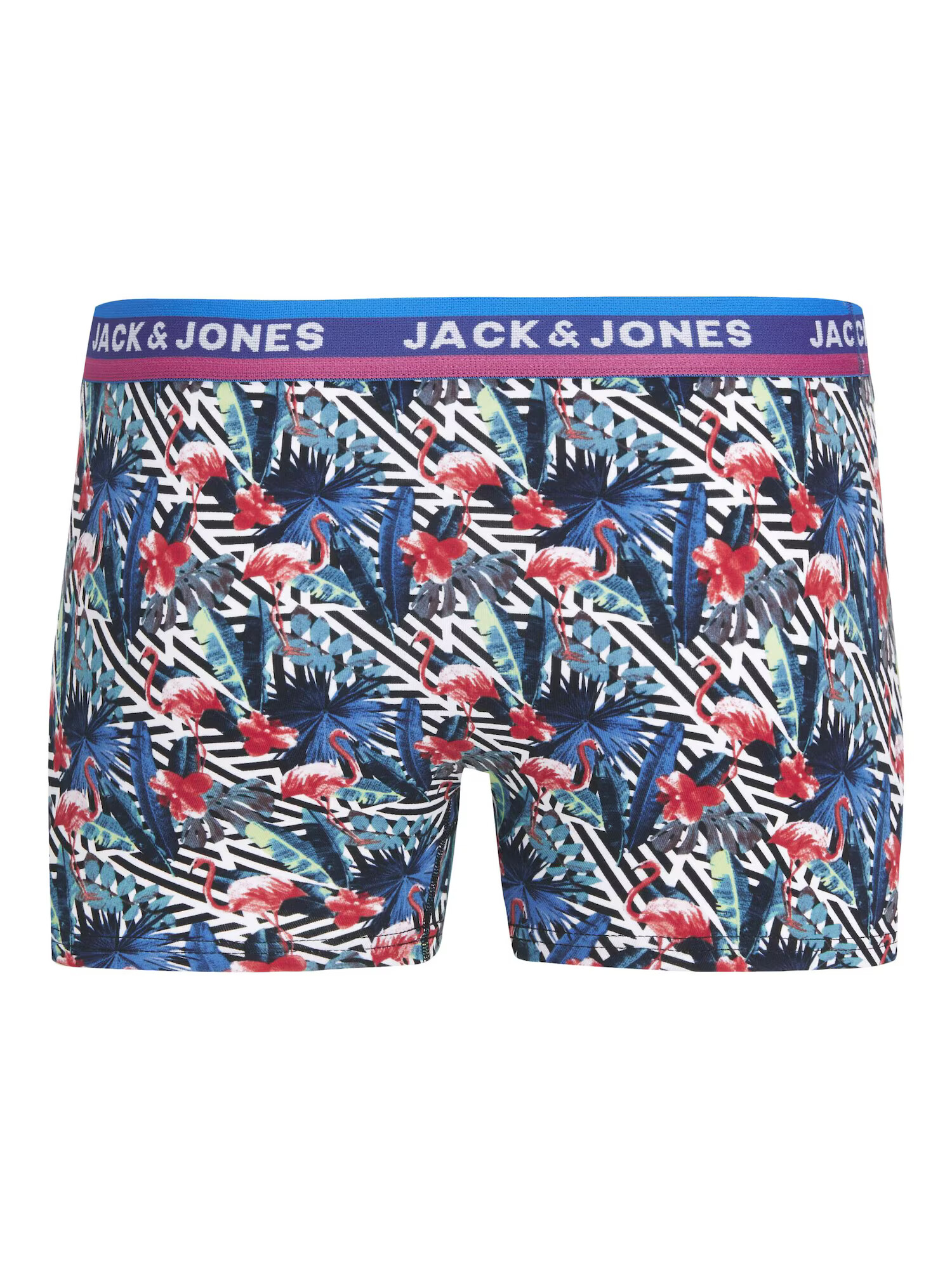 JACK & JONES Boksarice 'KELAND' modra / mornarska / pegasto siva / roza - Pepit.si