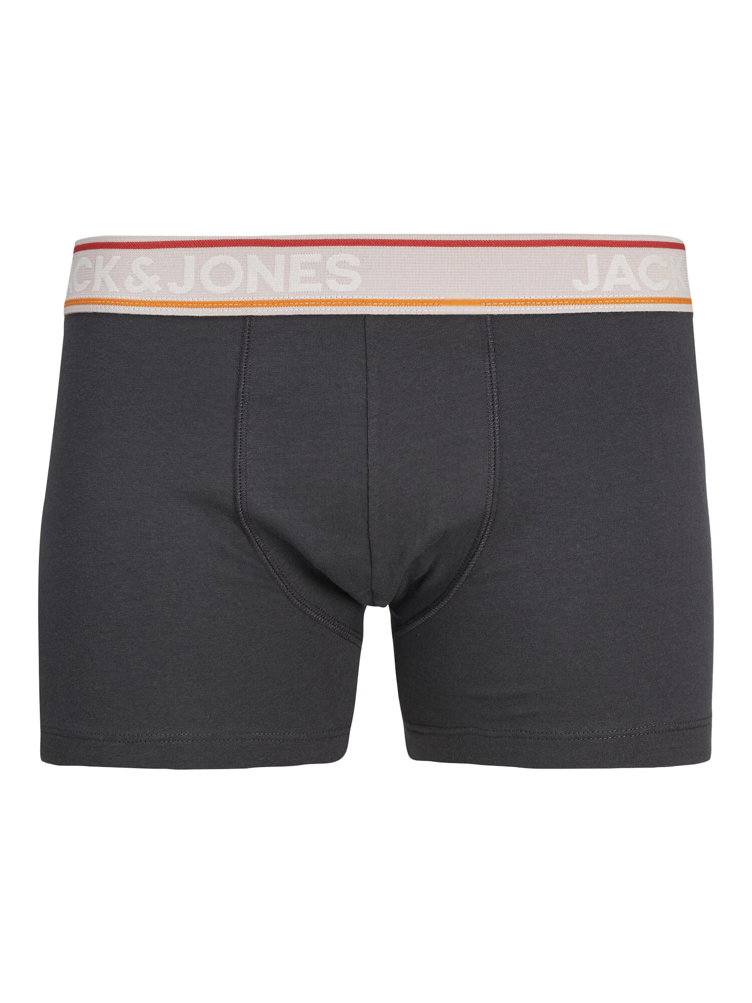 JACK & JONES Boksarice 'KYLO' mornarska / temno siva / oranžno rdeča / črna - Pepit.si