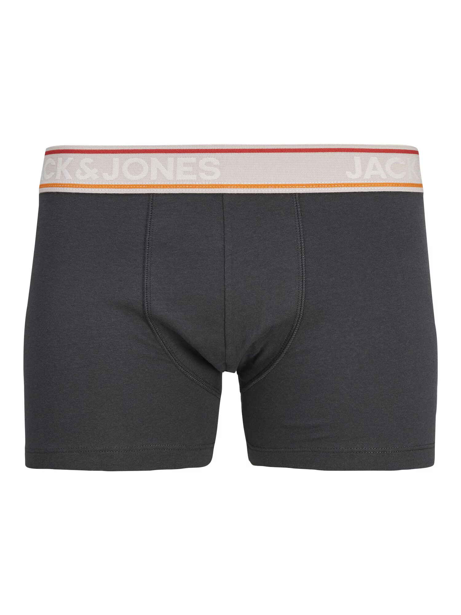 JACK & JONES Boksarice 'KYLO' mornarska / temno siva / oranžno rdeča / črna - Pepit.si