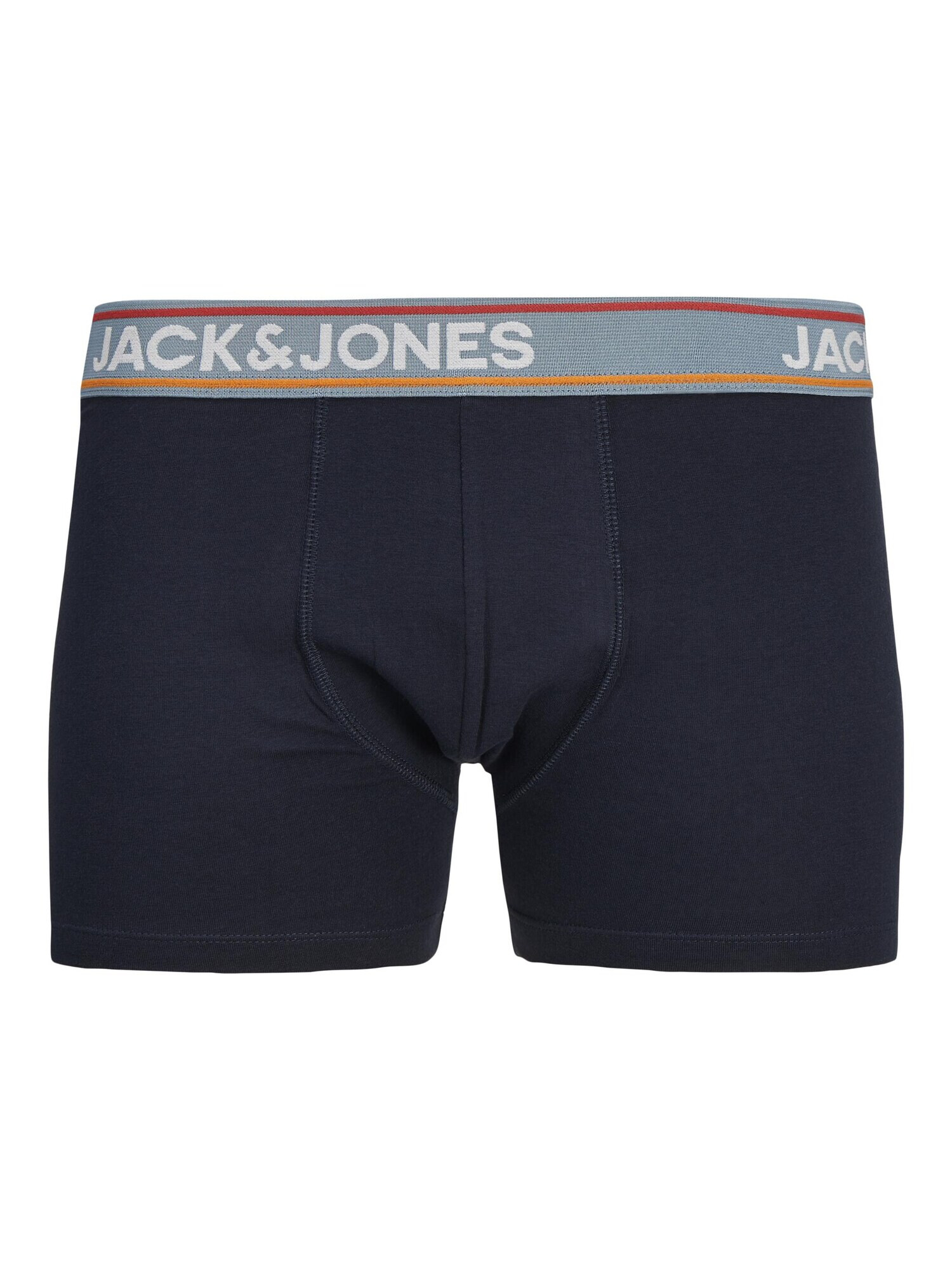 JACK & JONES Boksarice 'KYLO' mornarska / temno siva / oranžno rdeča / črna - Pepit.si