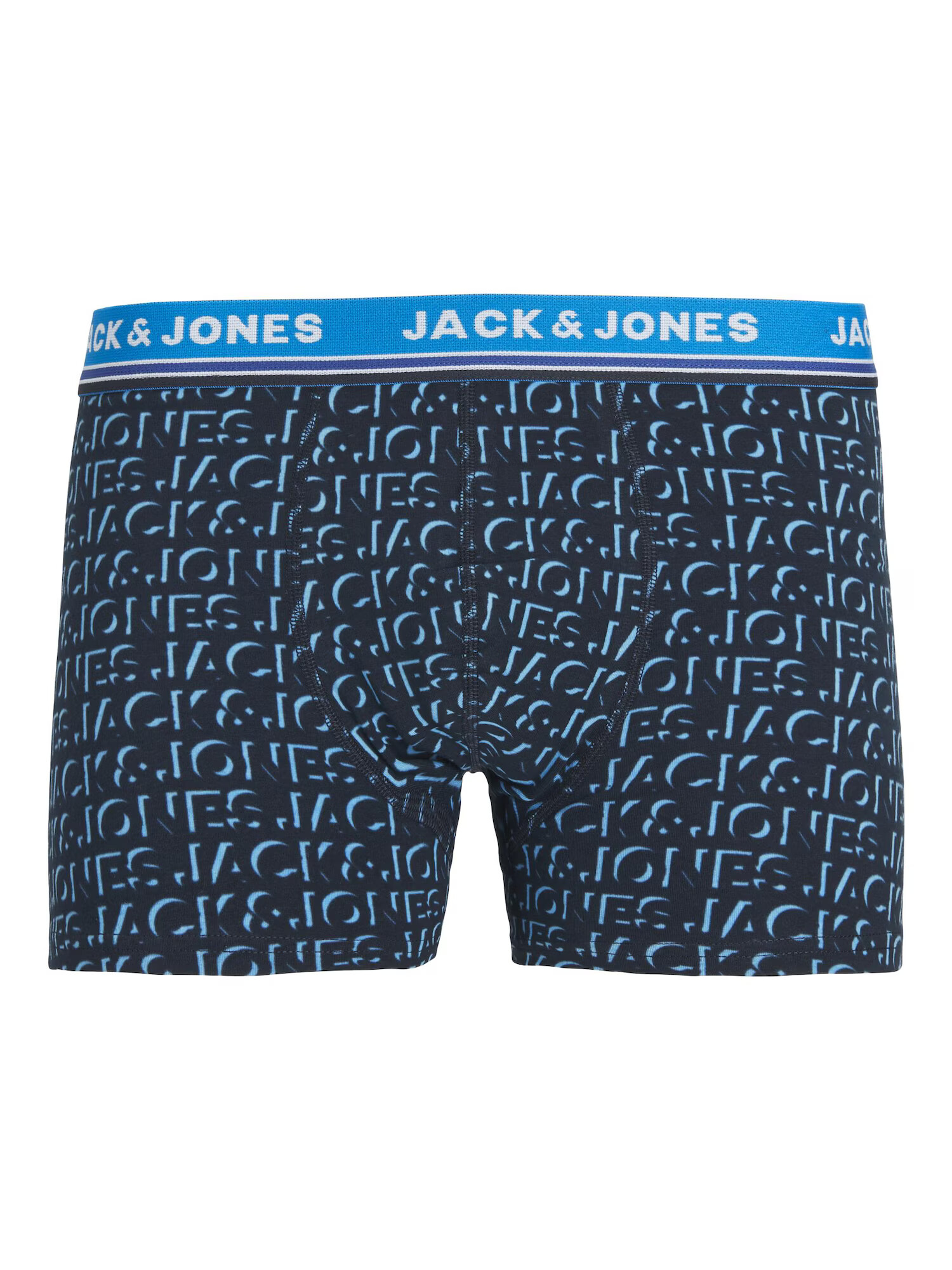 JACK & JONES Boksarice modra / mornarska / svetlo modra / bela - Pepit.si