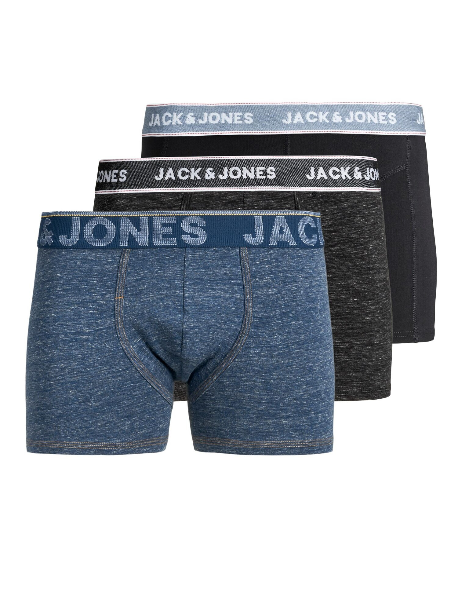 JACK & JONES Boksarice modra / mornarska / temno siva - Pepit.si