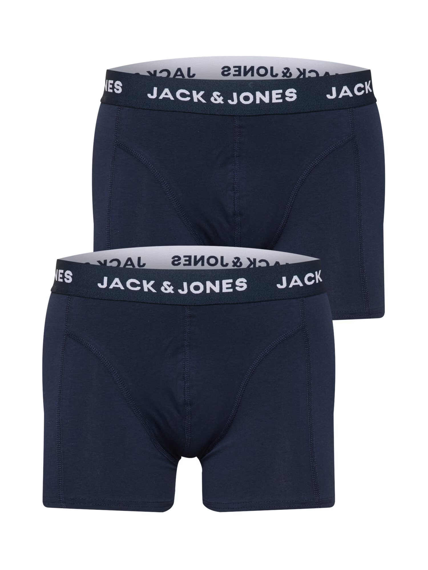 JACK & JONES Boksarice mornarska / bela - Pepit.si