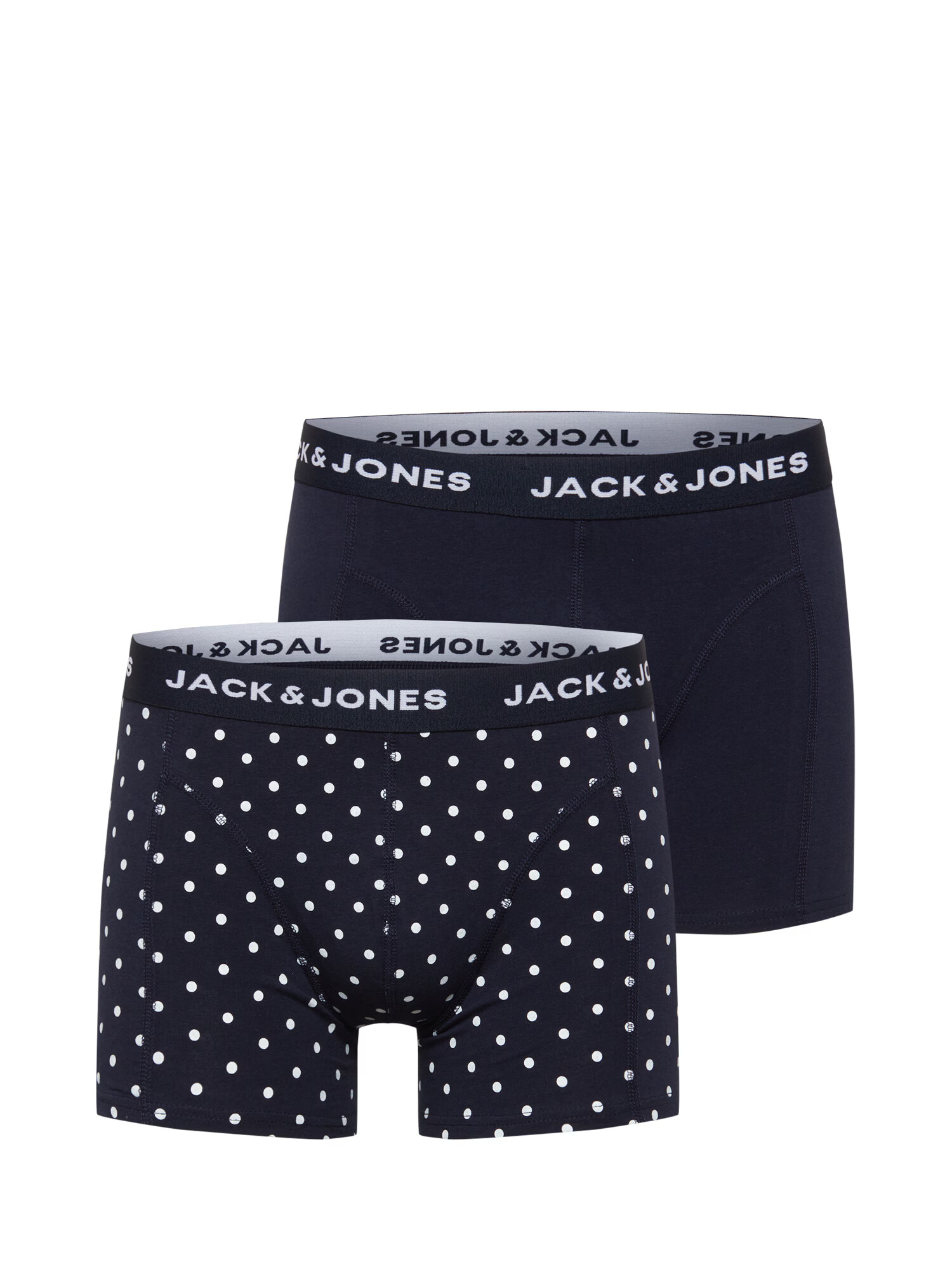 JACK & JONES Boksarice mornarska / bela - Pepit.si