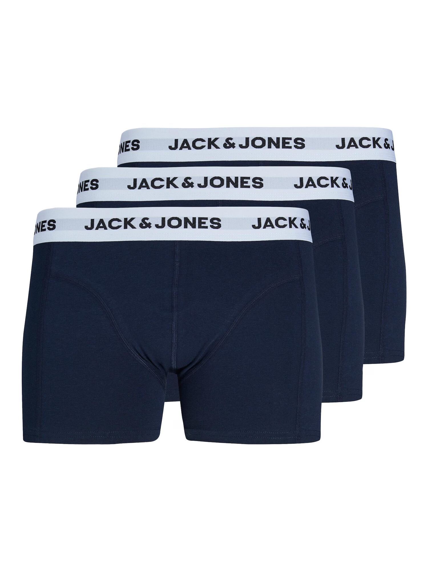 JACK & JONES Boksarice mornarska / bela - Pepit.si