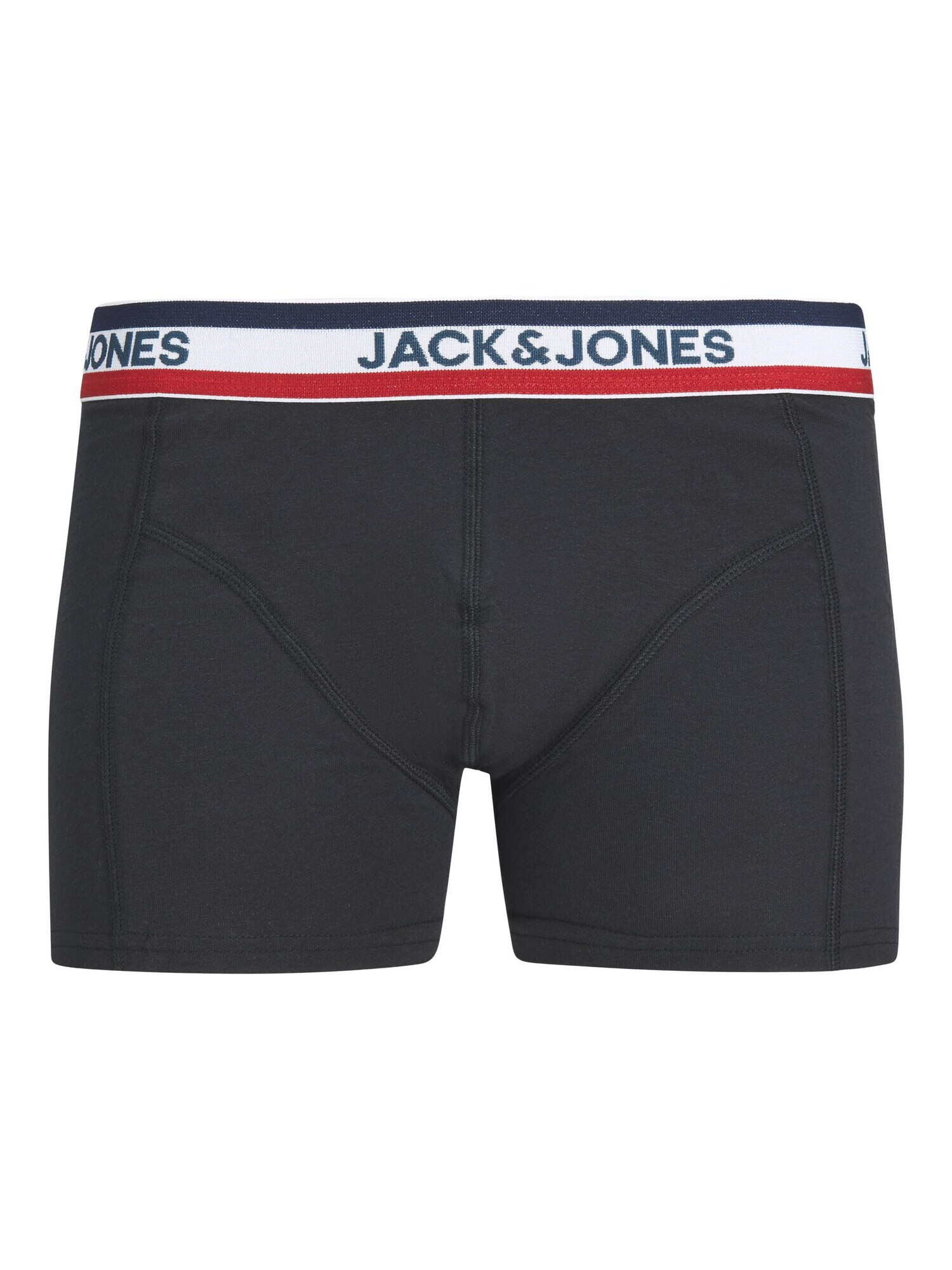 JACK & JONES Boksarice mornarska / črna / bela - Pepit.si