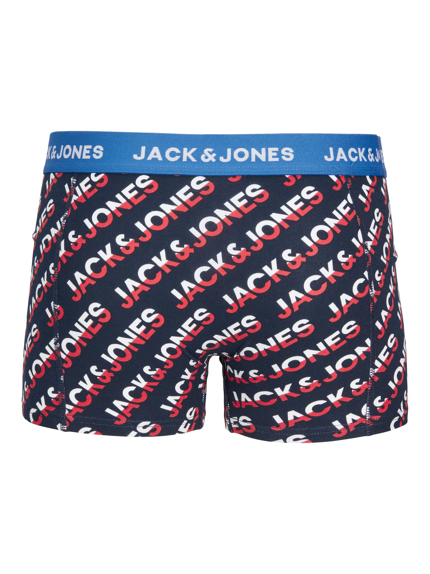 JACK & JONES Boksarice mornarska / oranžna / črna / bela - Pepit.si