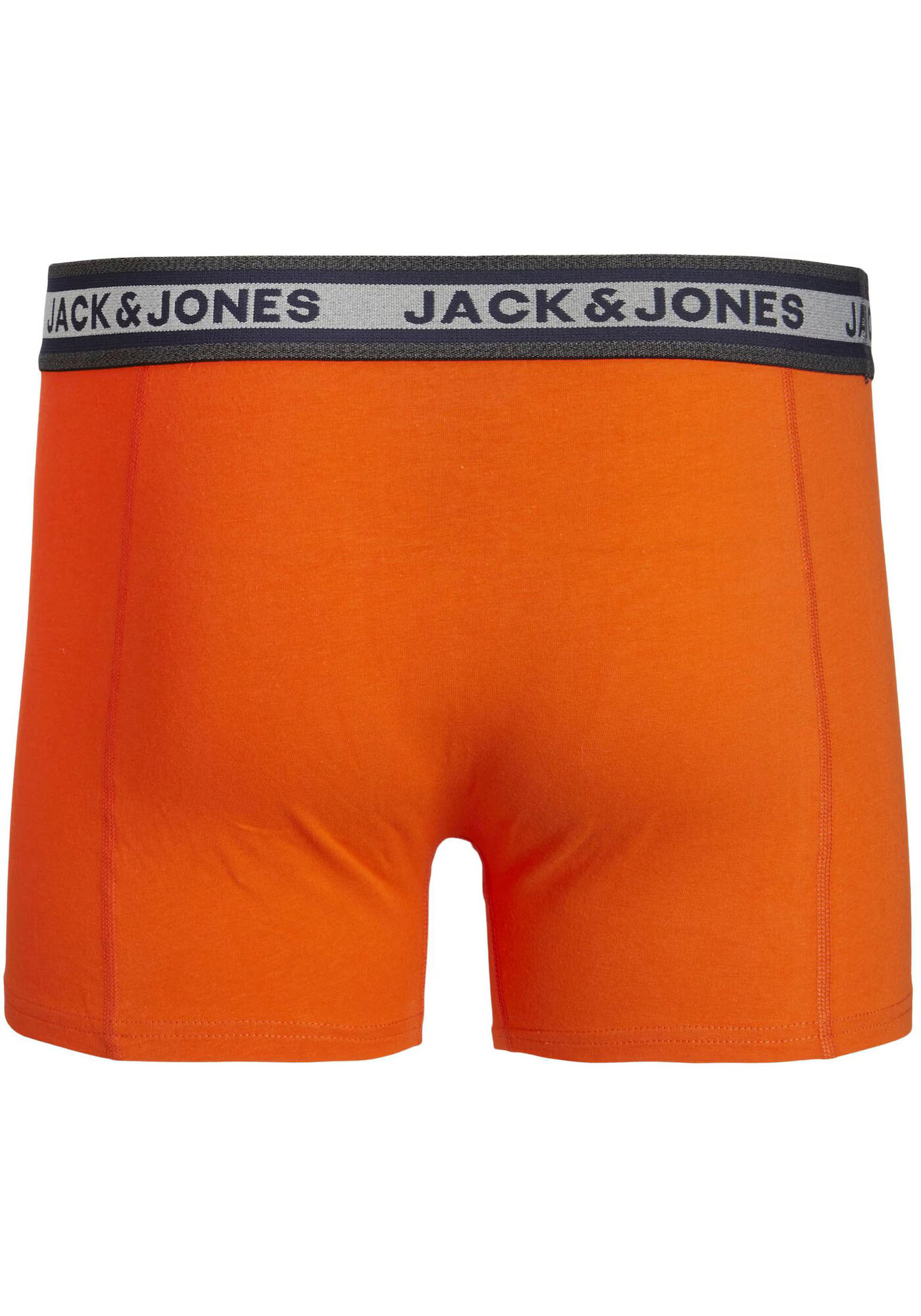 JACK & JONES Boksarice 'MYLE' mornarska / siva / oranžna / bela - Pepit.si