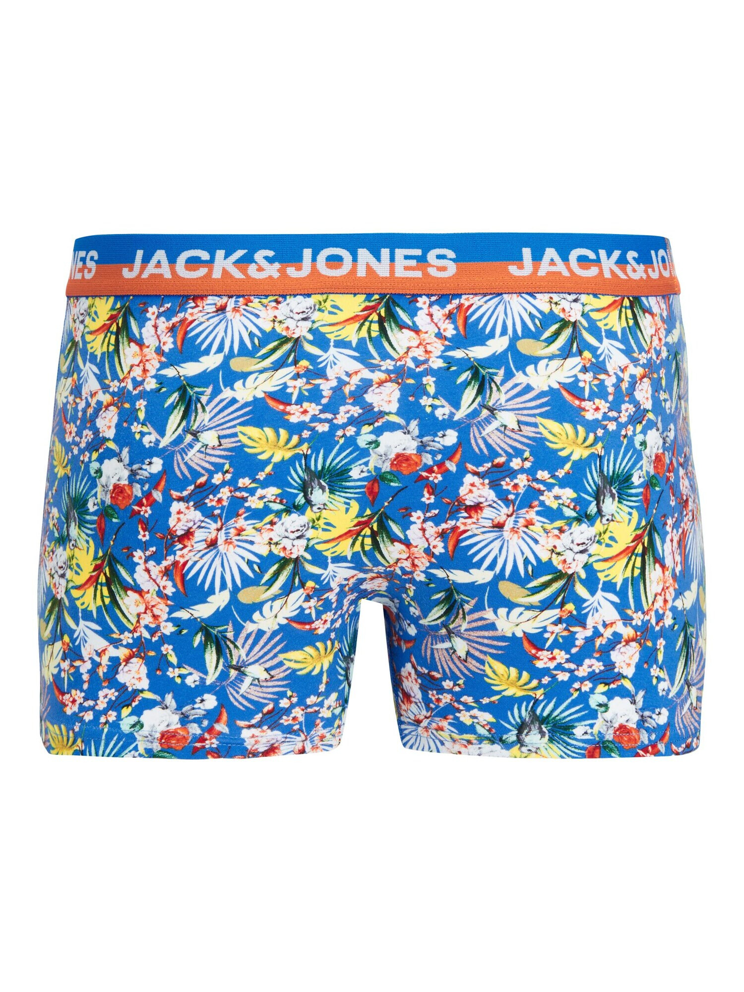 JACK & JONES Boksarice 'Palm Bay' modra / mornarska / oranžna / bela - Pepit.si