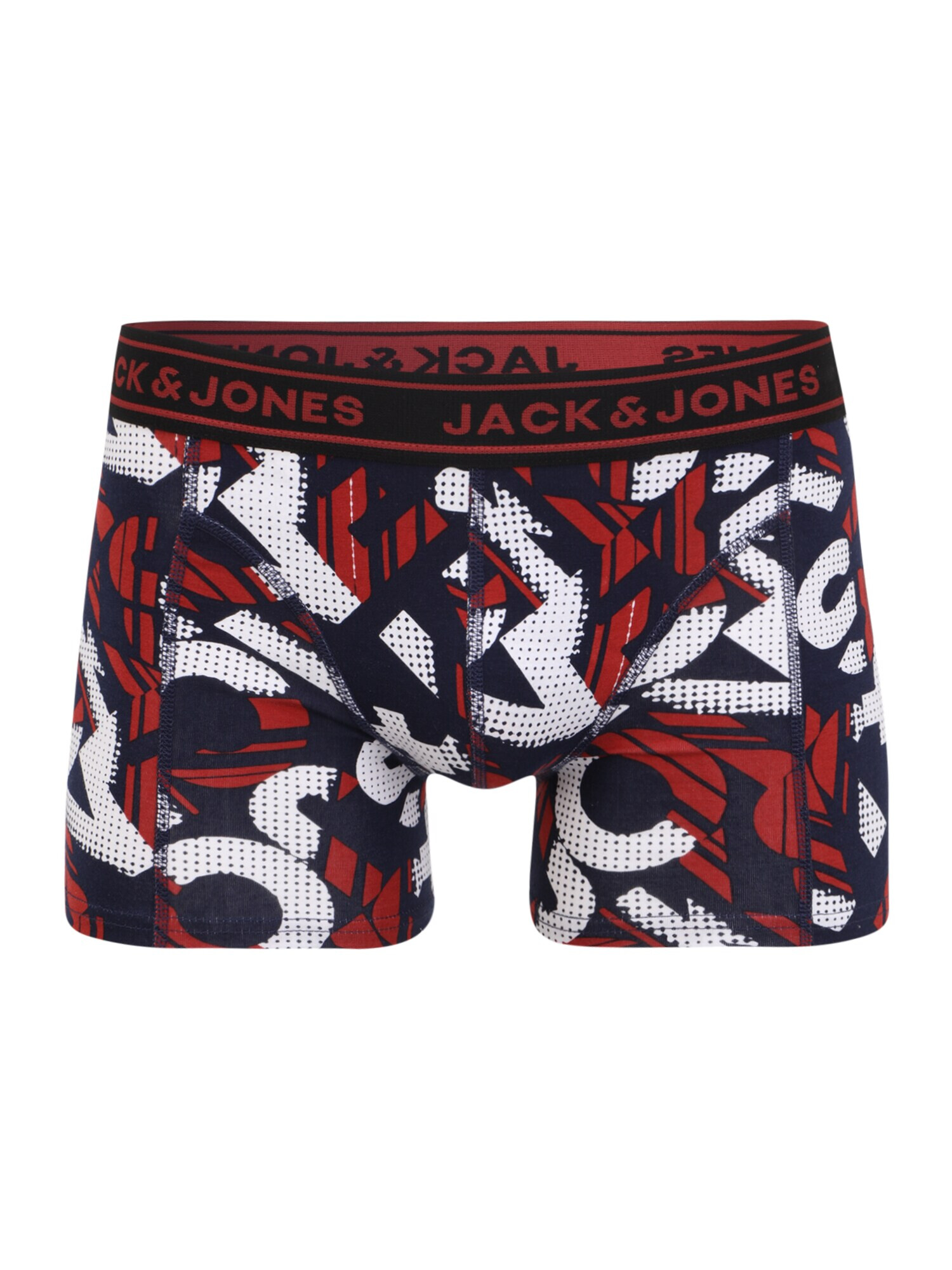 JACK & JONES Boksarice rdeča / mornarska / bela - Pepit.si