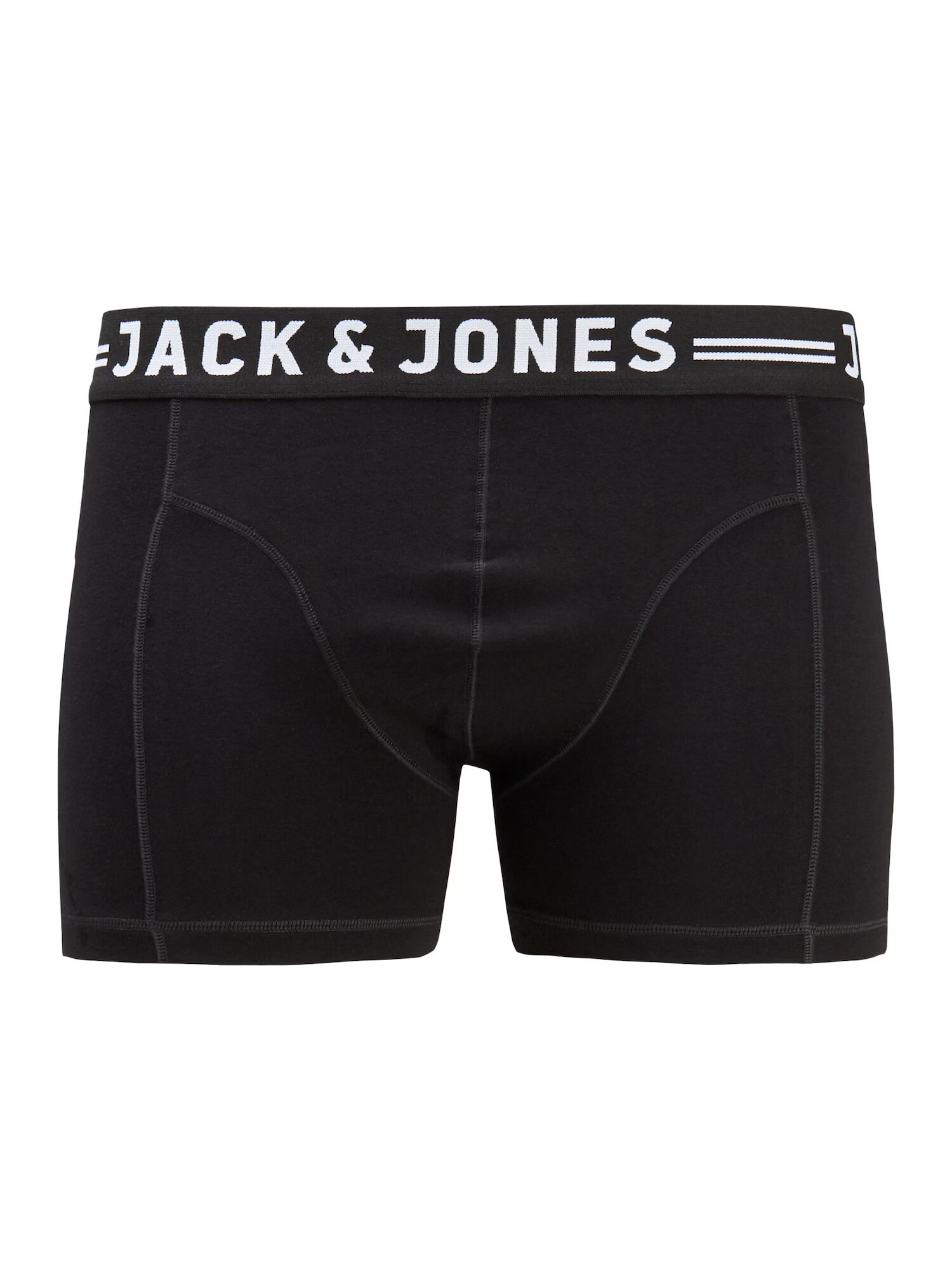 JACK & JONES Boksarice 'Sense' črna / bela - Pepit.si