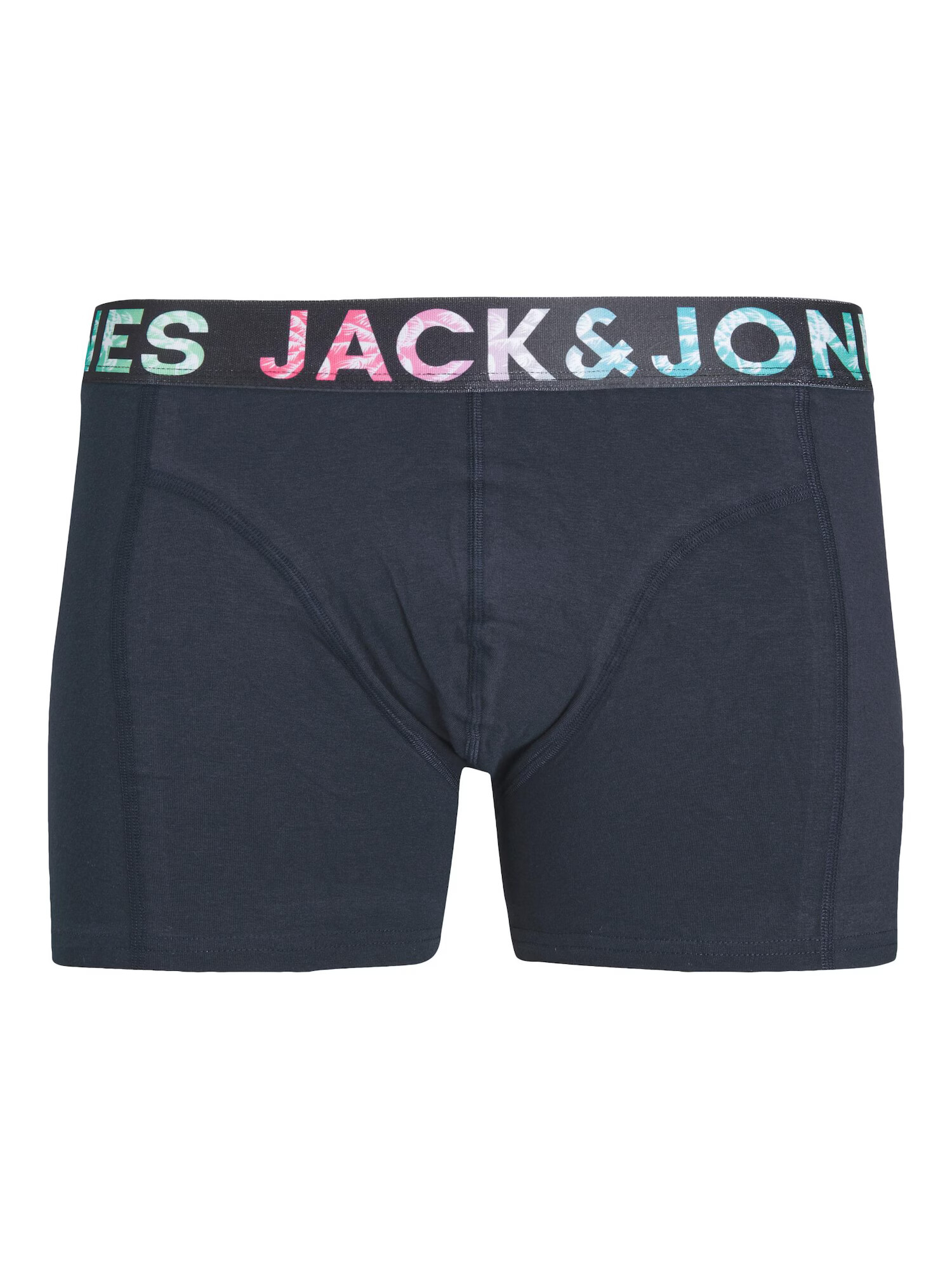 JACK & JONES Boksarice 'TAMPA' mornarska / pegasto siva / roza / črna - Pepit.si