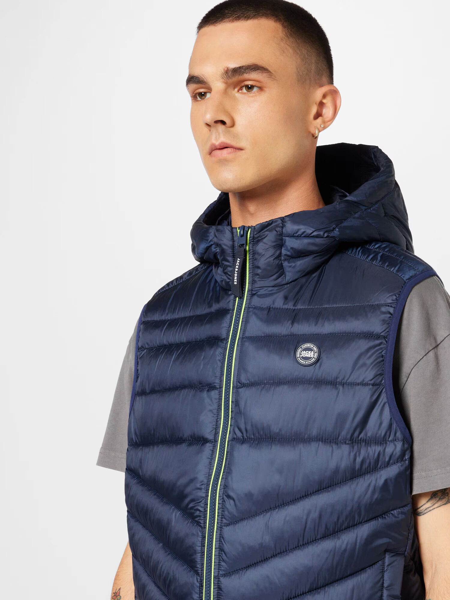 JACK & JONES Brezrokavnik 'HERO' mornarska - Pepit.si