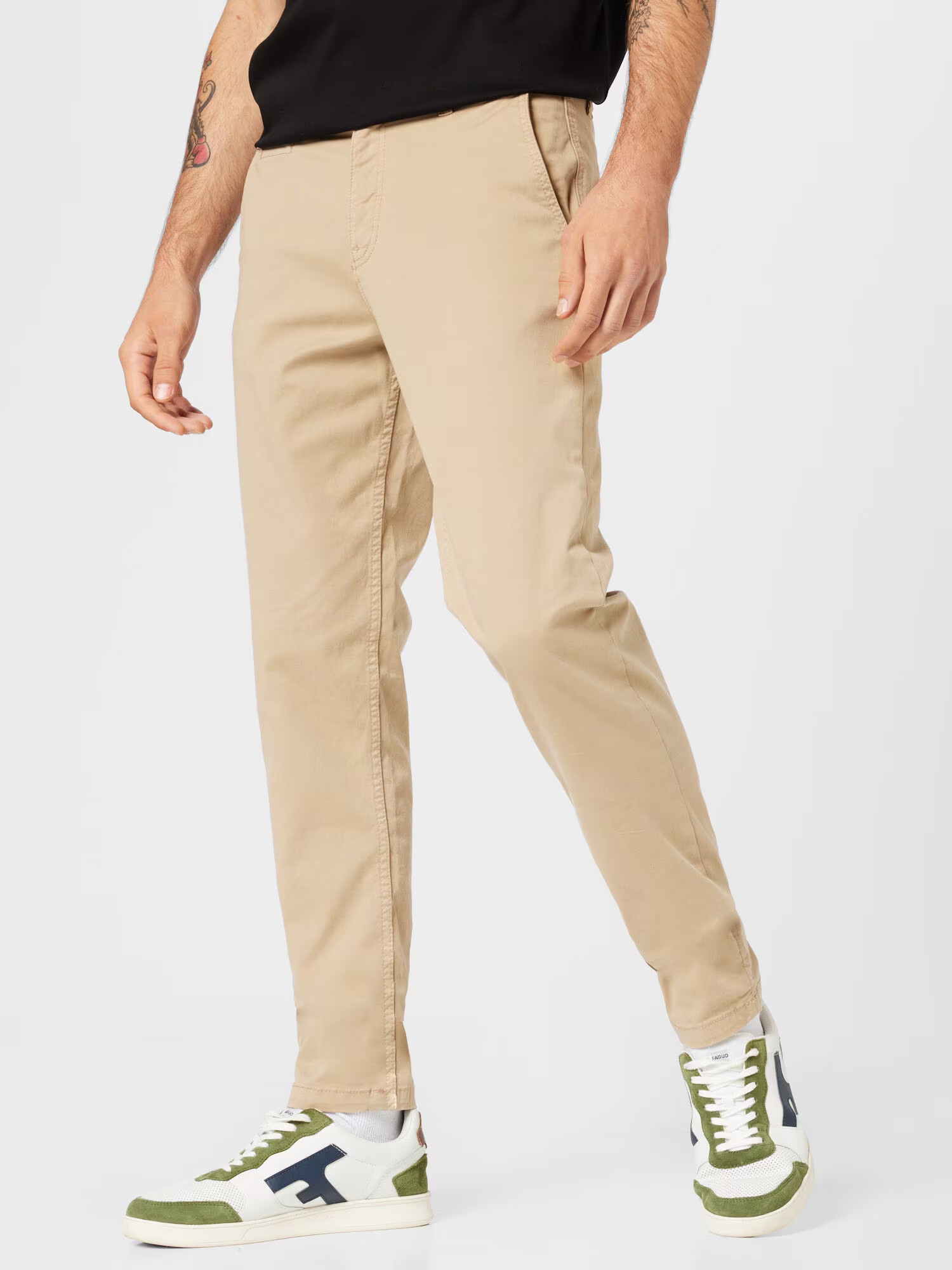 JACK & JONES Chino hlače 'ACE HARLOW' bež - Pepit.si