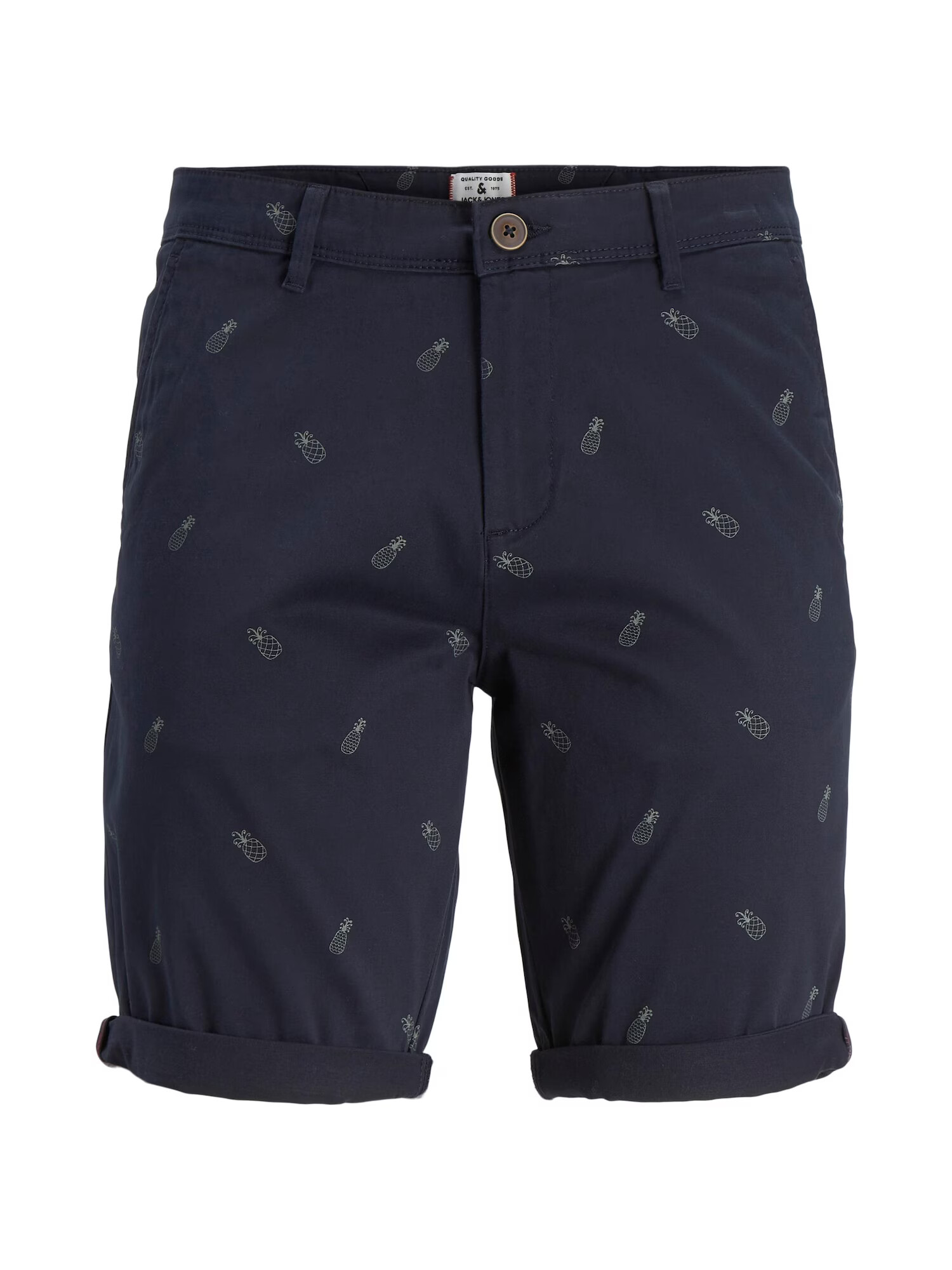 JACK & JONES Chino hlače 'Bowie' mornarska / pastelno zelena - Pepit.si