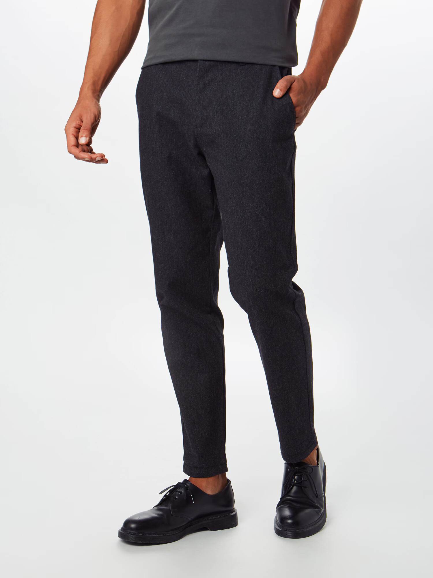 JACK & JONES Chino hlače 'CHARLES' temno siva - Pepit.si