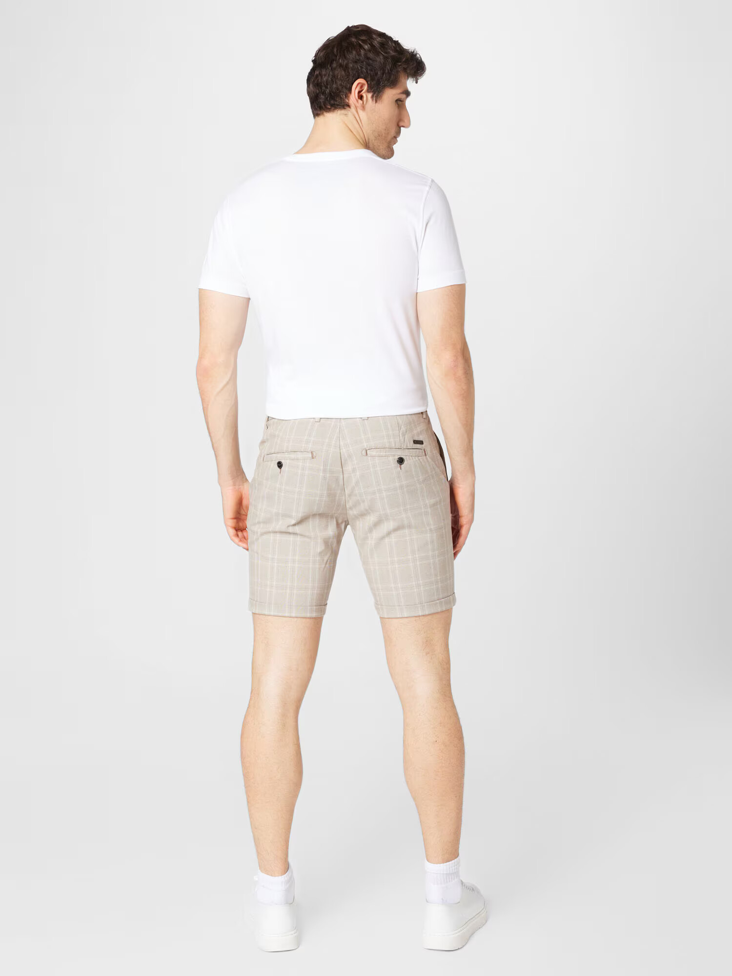 JACK & JONES Chino hlače 'Connor' bež / temno bež - Pepit.si