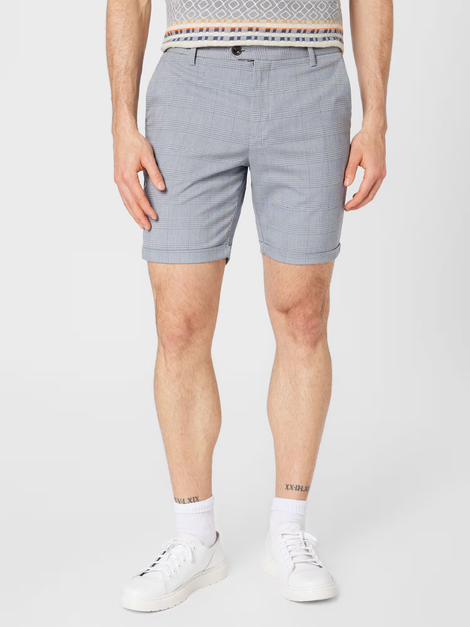 JACK & JONES Chino hlače 'Connor' indigo / antracit / svetlo siva - Pepit.si