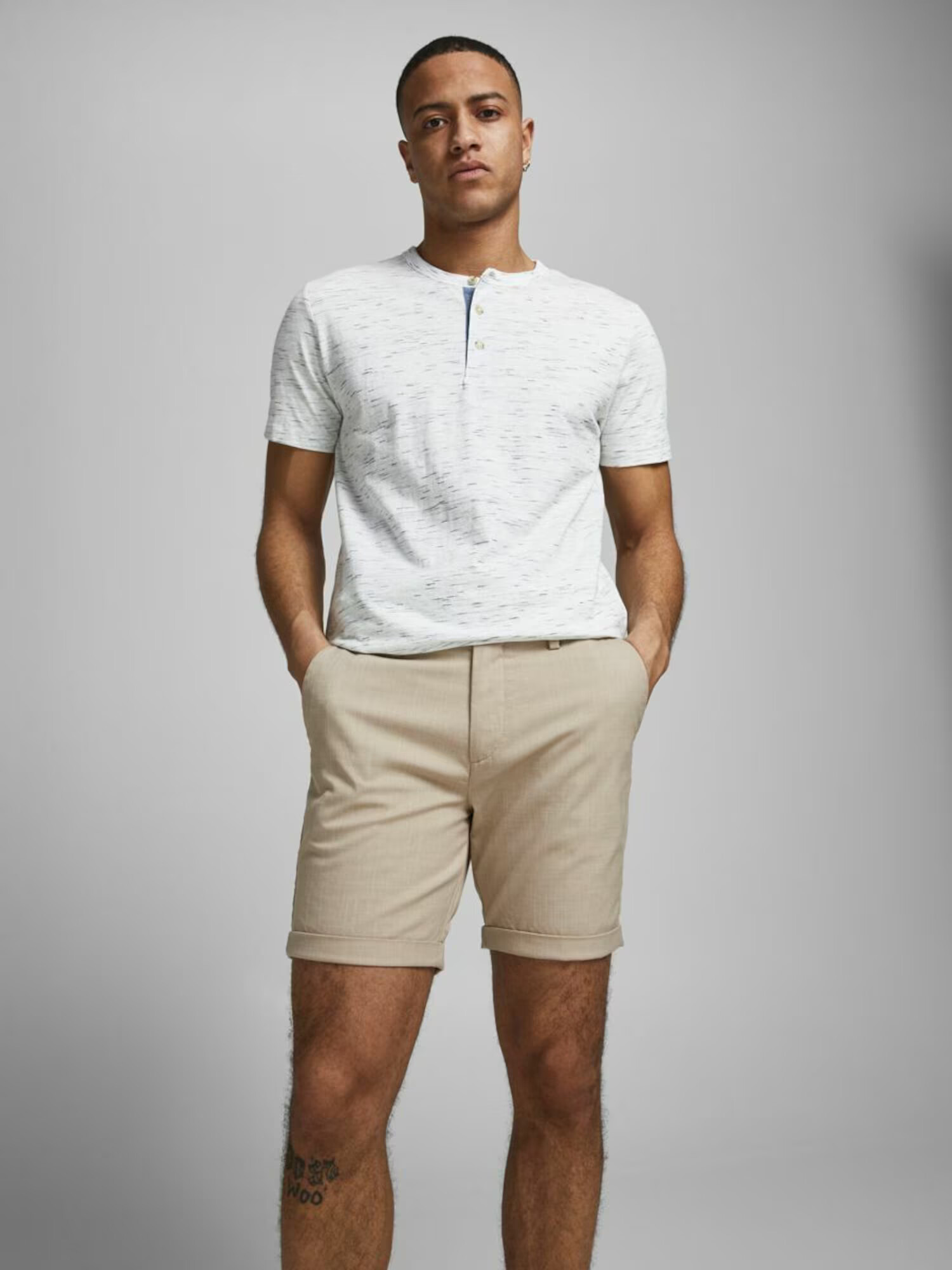 JACK & JONES Chino hlače 'Connor' svetlo bež - Pepit.si