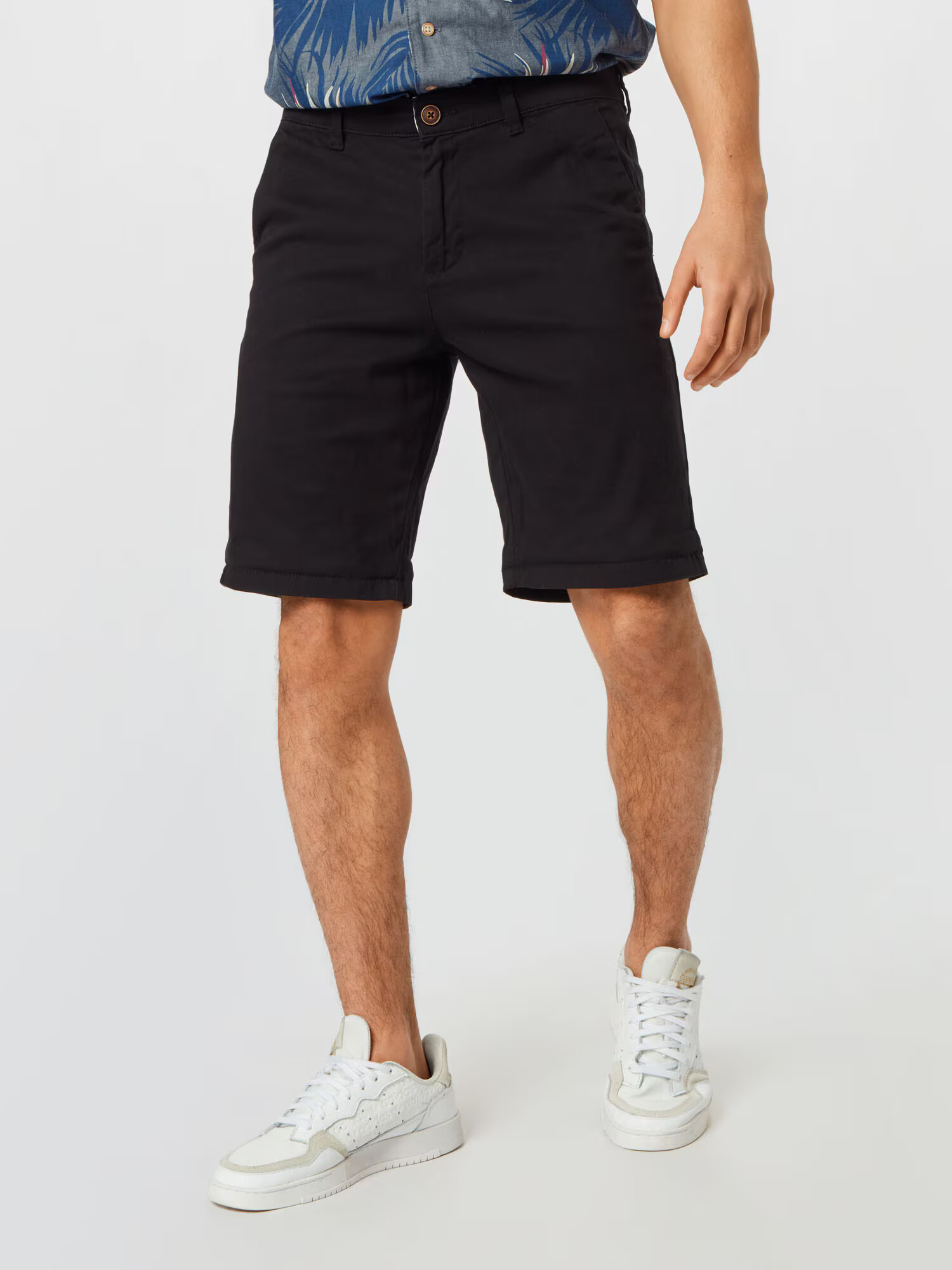 JACK & JONES Chino hlače 'DAVE' črna - Pepit.si