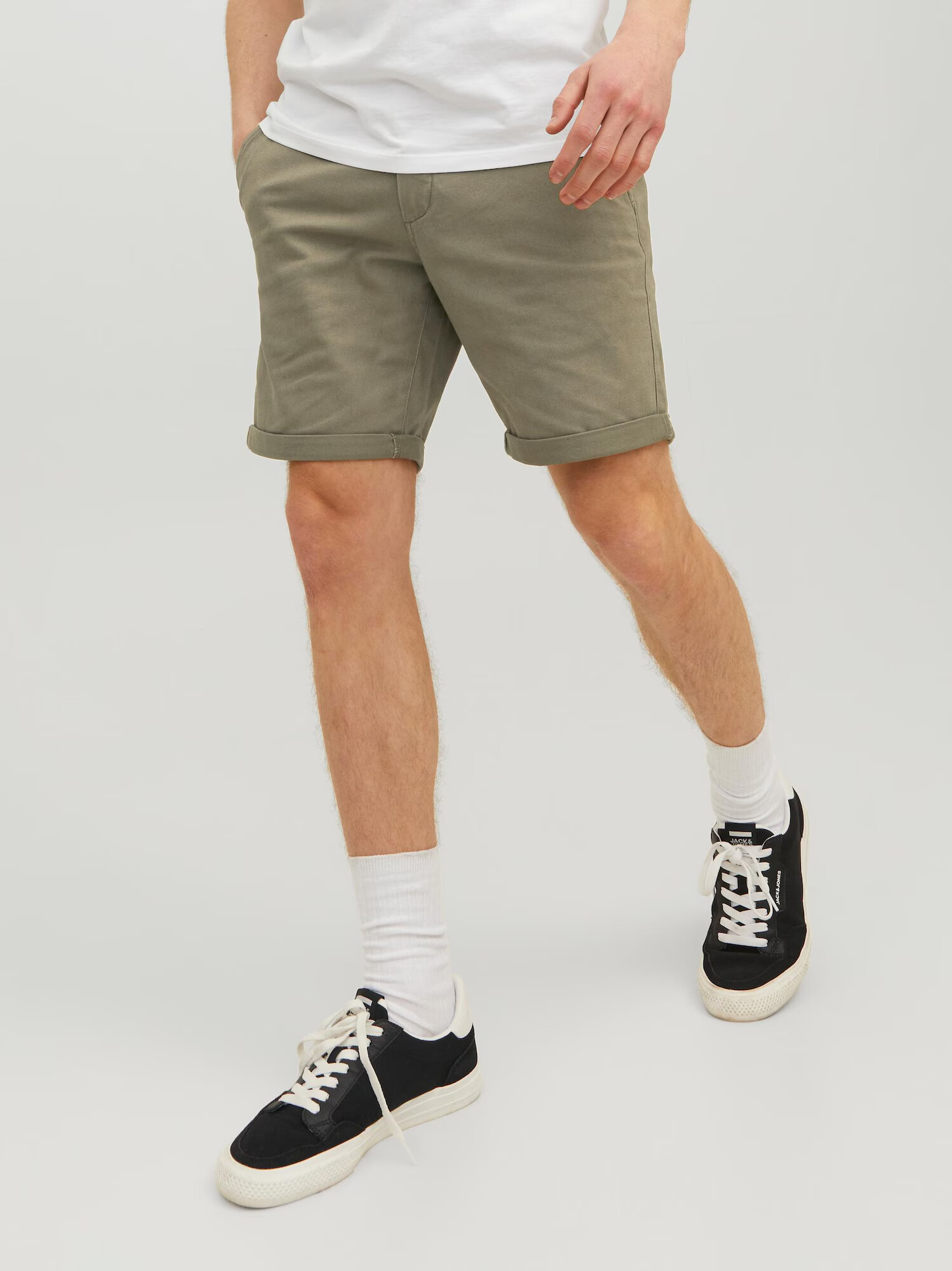 JACK & JONES Chino hlače 'Dave' kaki - Pepit.si