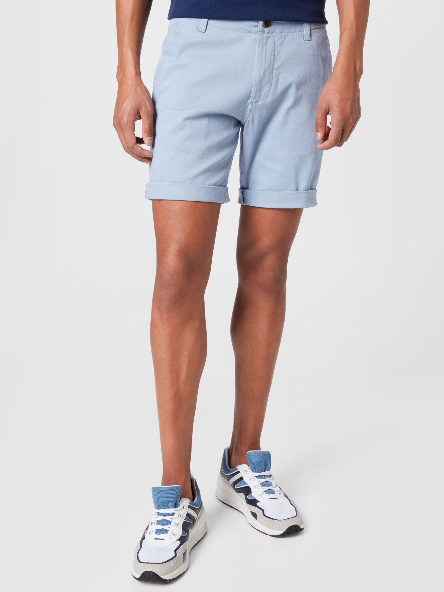 JACK & JONES Chino hlače 'DAVE' svetlo modra - Pepit.si