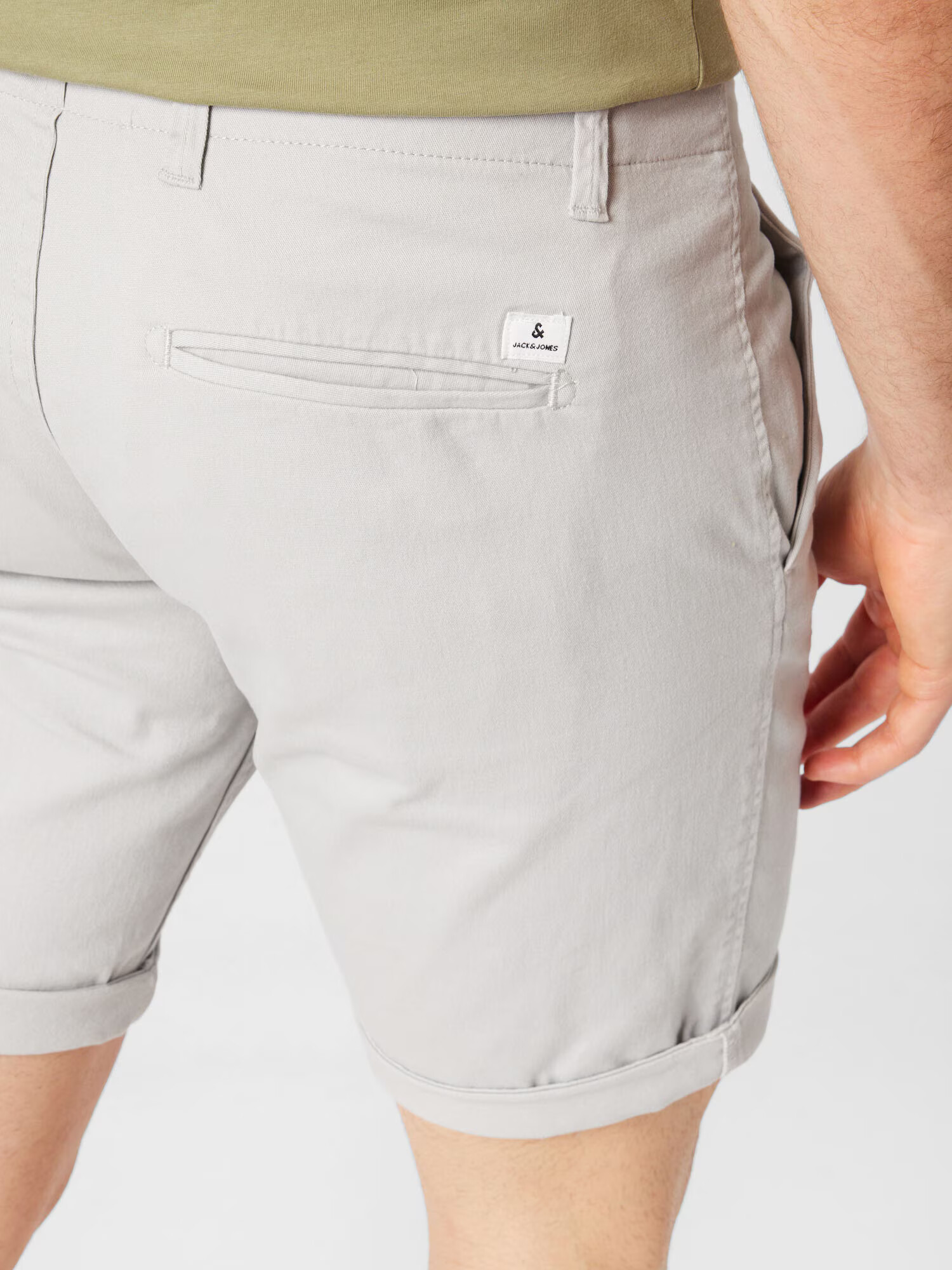 JACK & JONES Chino hlače 'DAVE' svetlo siva - Pepit.si