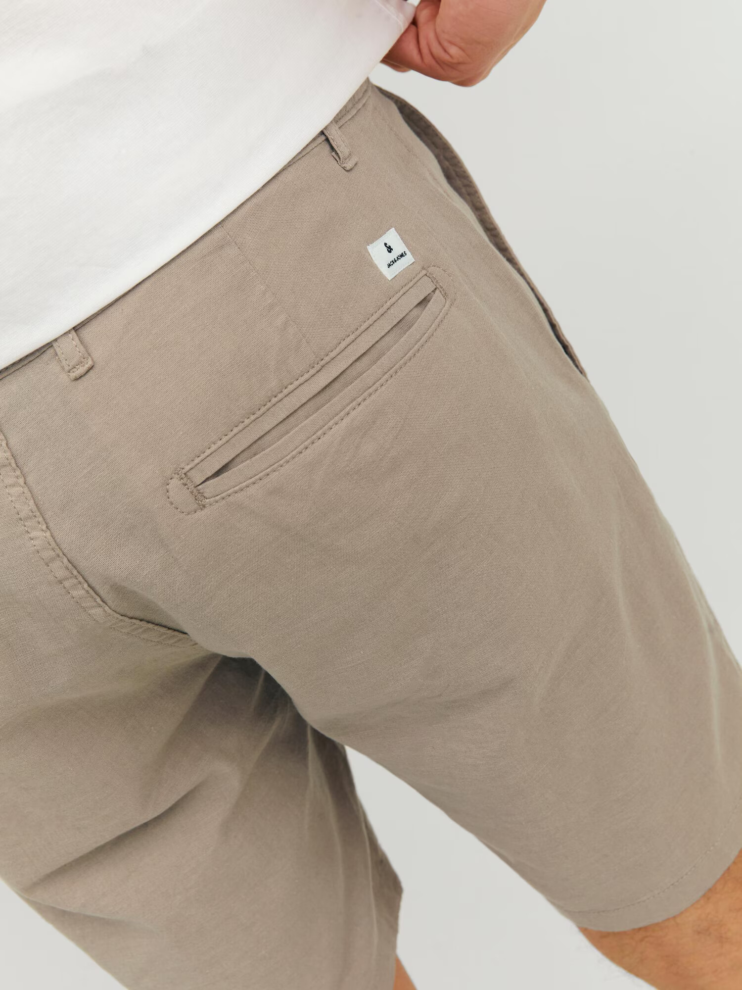 JACK & JONES Chino hlače 'Dave' temno bež - Pepit.si