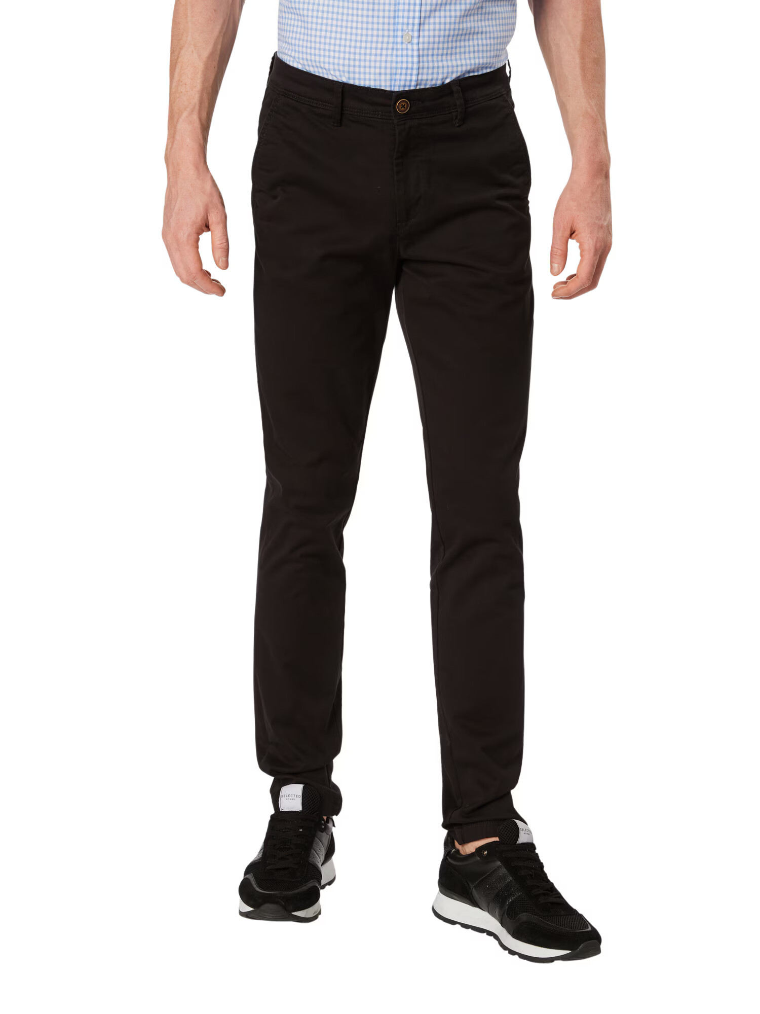 JACK & JONES Chino hlače 'Marco Bowie' črna - Pepit.si