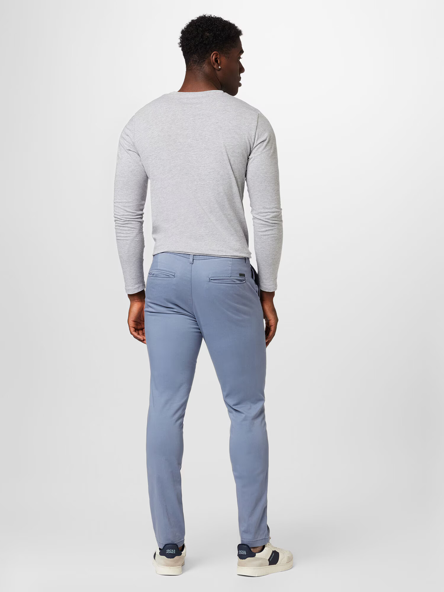 JACK & JONES Chino hlače 'Marco Bowie' dimno modra - Pepit.si