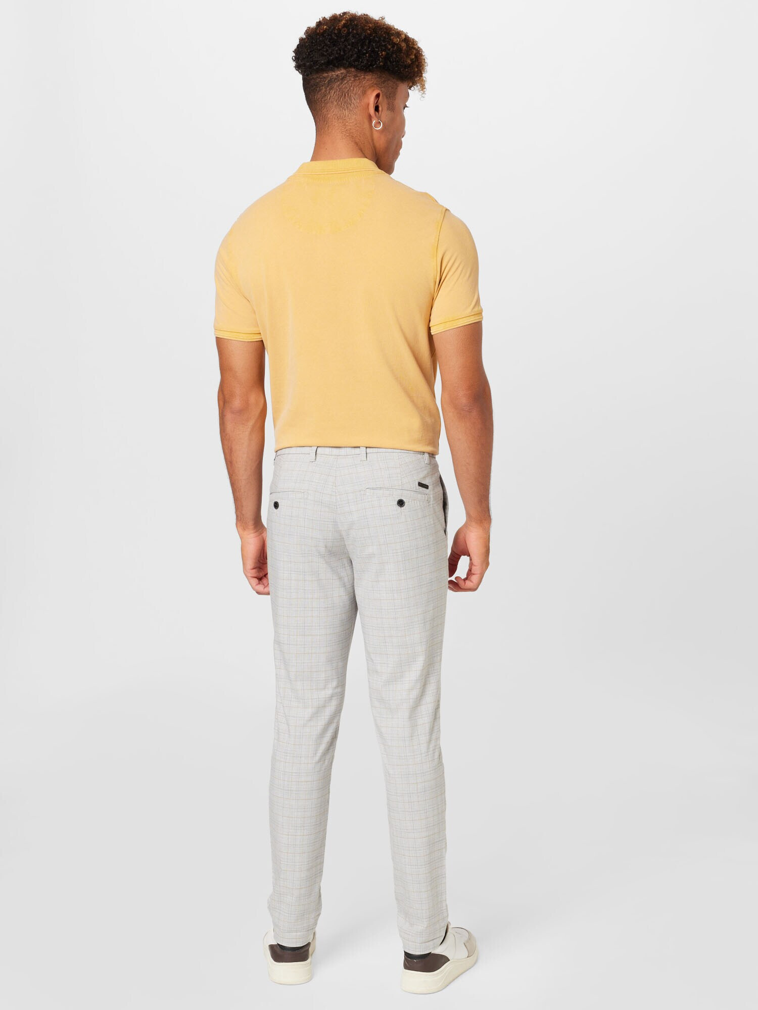 JACK & JONES Chino hlače 'MARCO CONNOR' rjava / siva / svetlo siva - Pepit.si