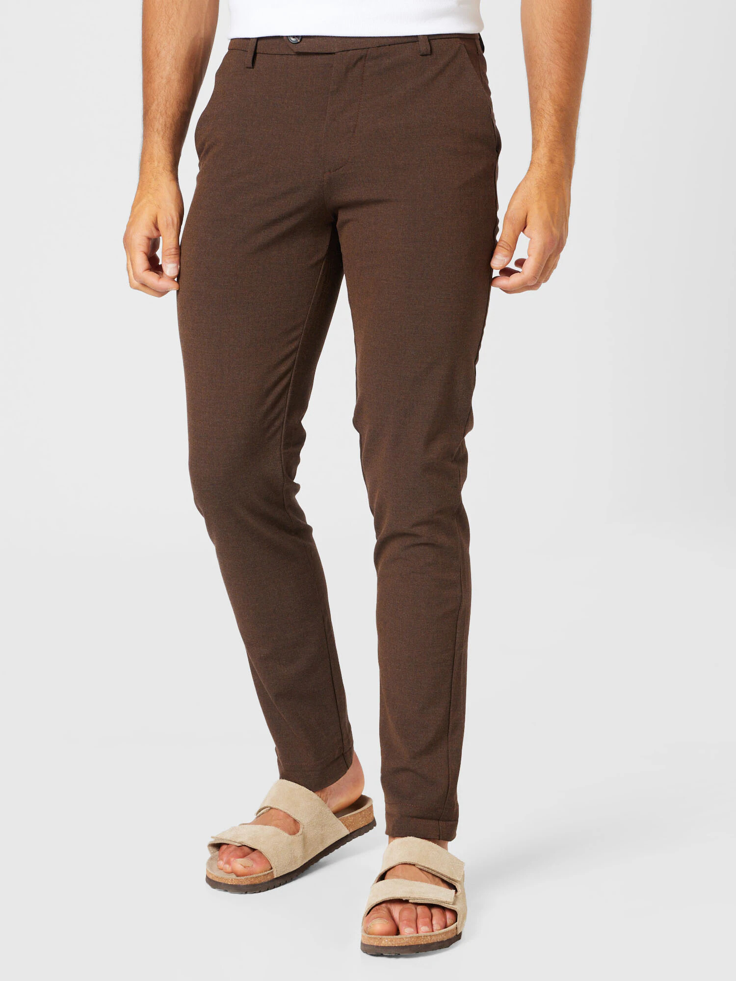 JACK & JONES Chino hlače 'Marco Connor' temno rjava - Pepit.si