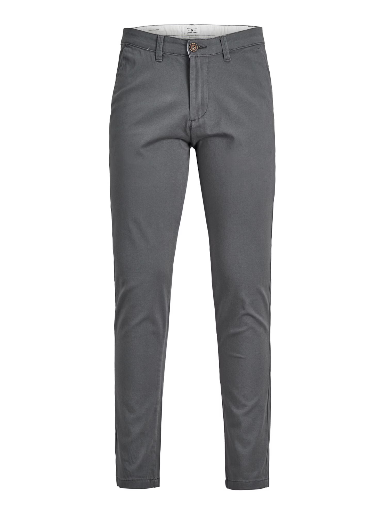 JACK & JONES Chino hlače 'Marco Dave' temno siva - Pepit.si