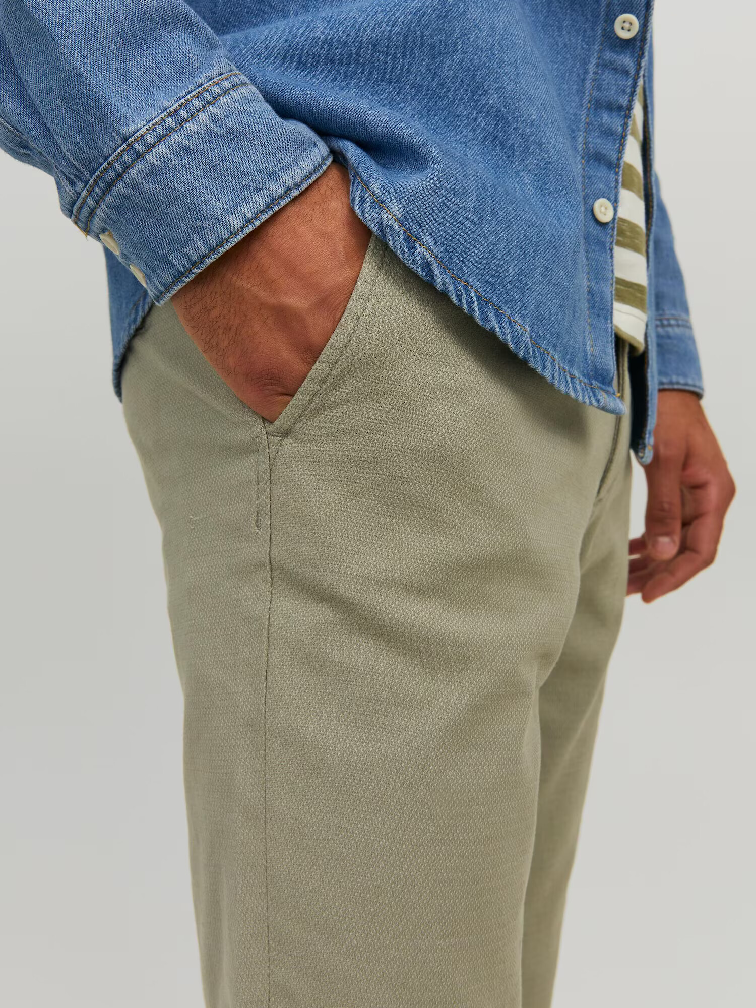 JACK & JONES Chino hlače 'Marco' pastelno zelena - Pepit.si