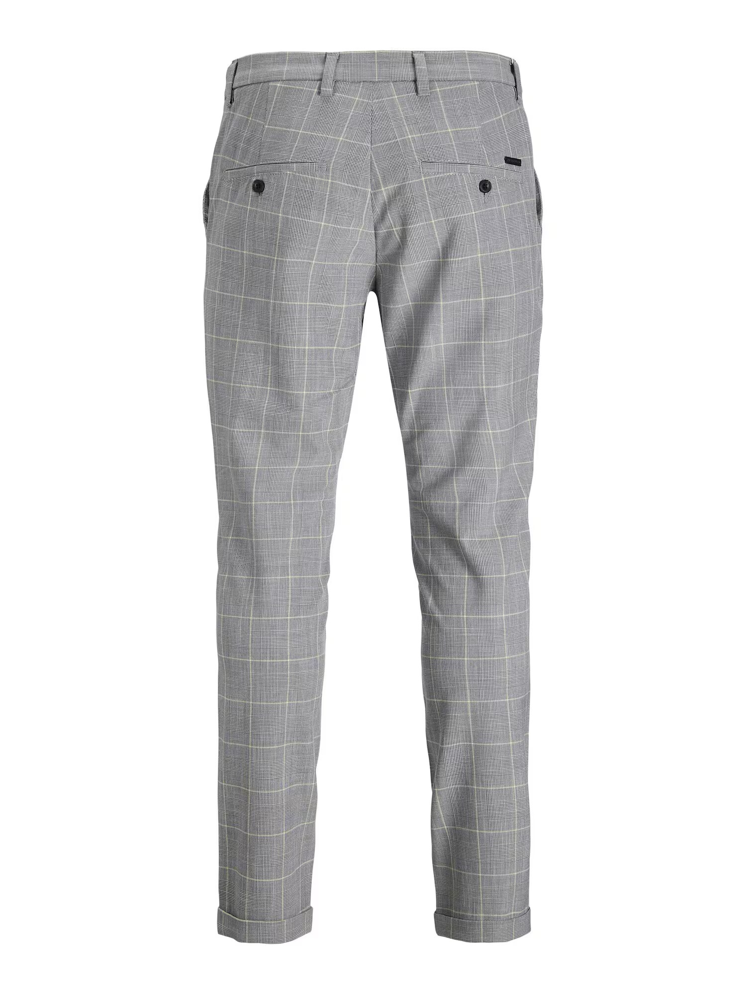 JACK & JONES Chino hlače 'Marco' rumena / pegasto siva / črna - Pepit.si