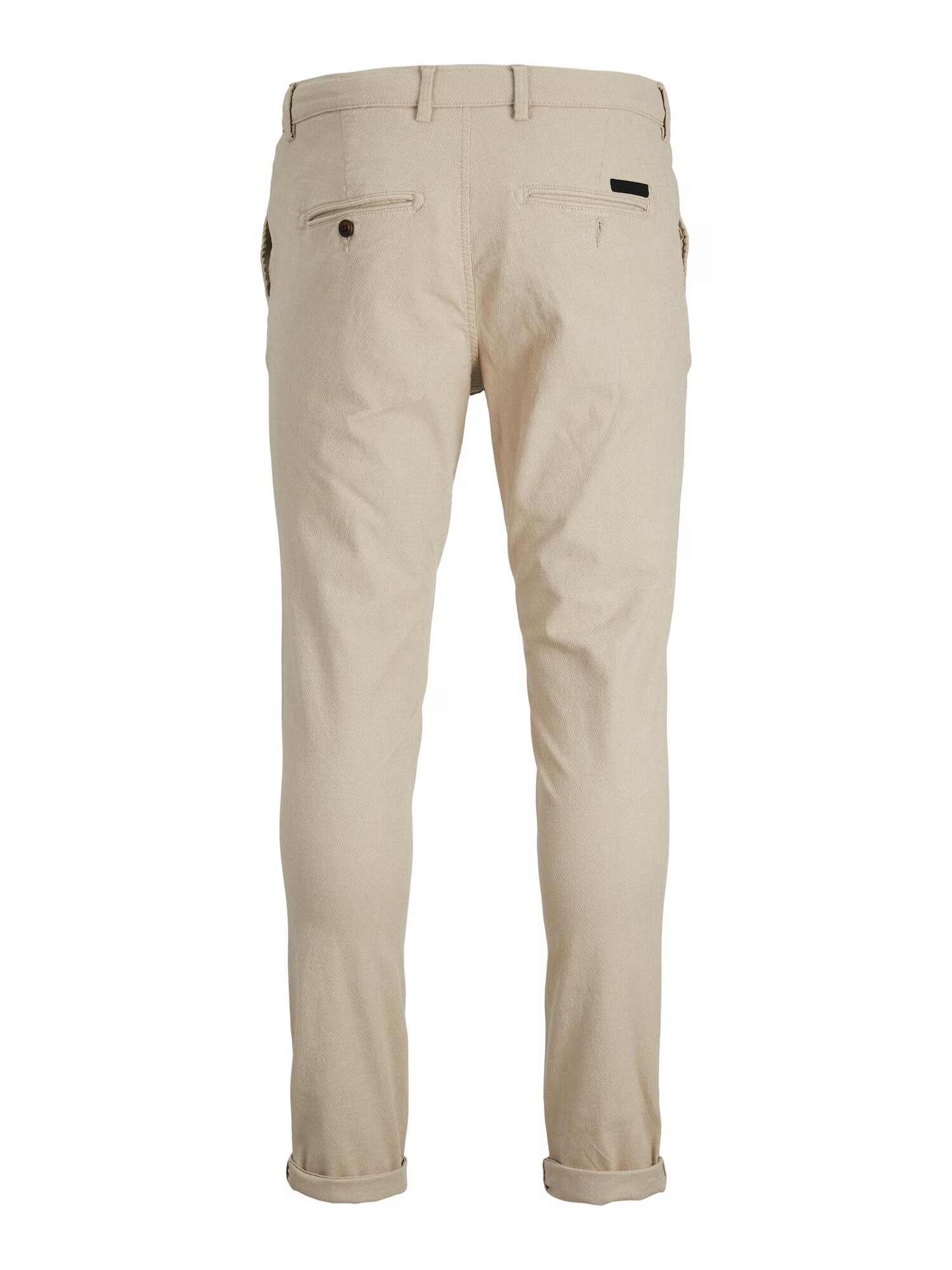 JACK & JONES Chino hlače 'Marco Fury' kremna / temno bež / črna - Pepit.si