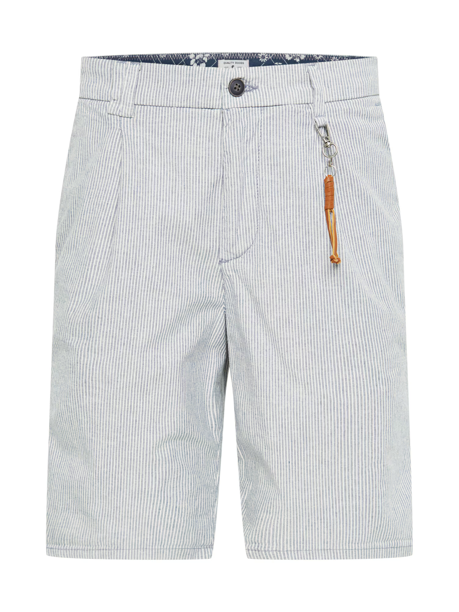 JACK & JONES Chino hlače 'Milton AKM' mornarska / bela - Pepit.si