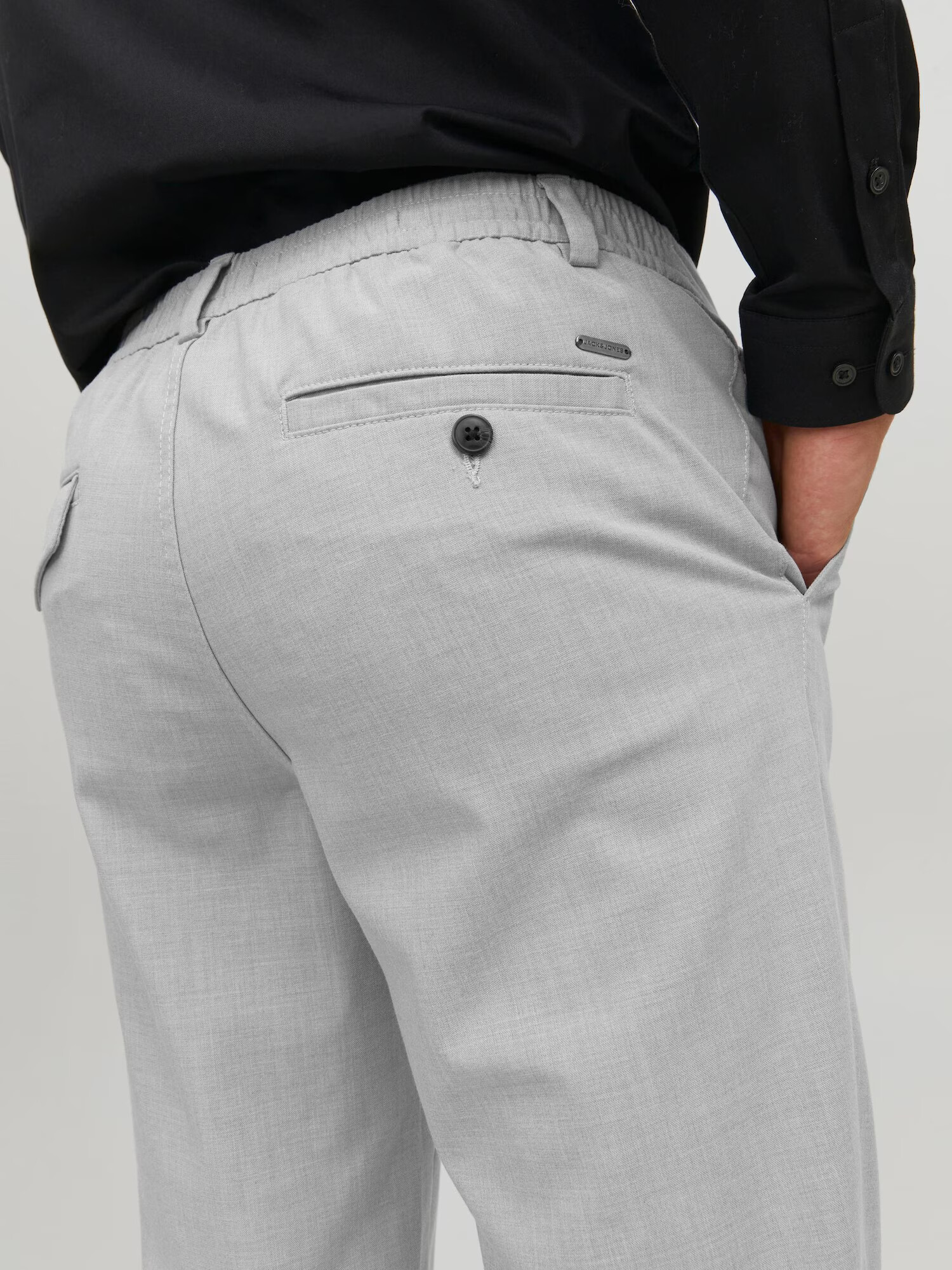 JACK & JONES Chino hlače 'Ollie Benji' svetlo siva - Pepit.si